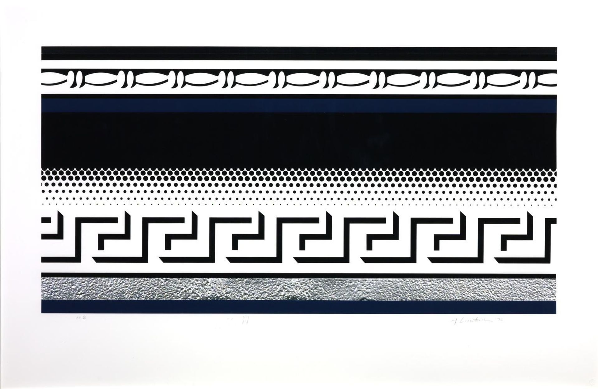 Entablature VII by Roy Lichtenstein