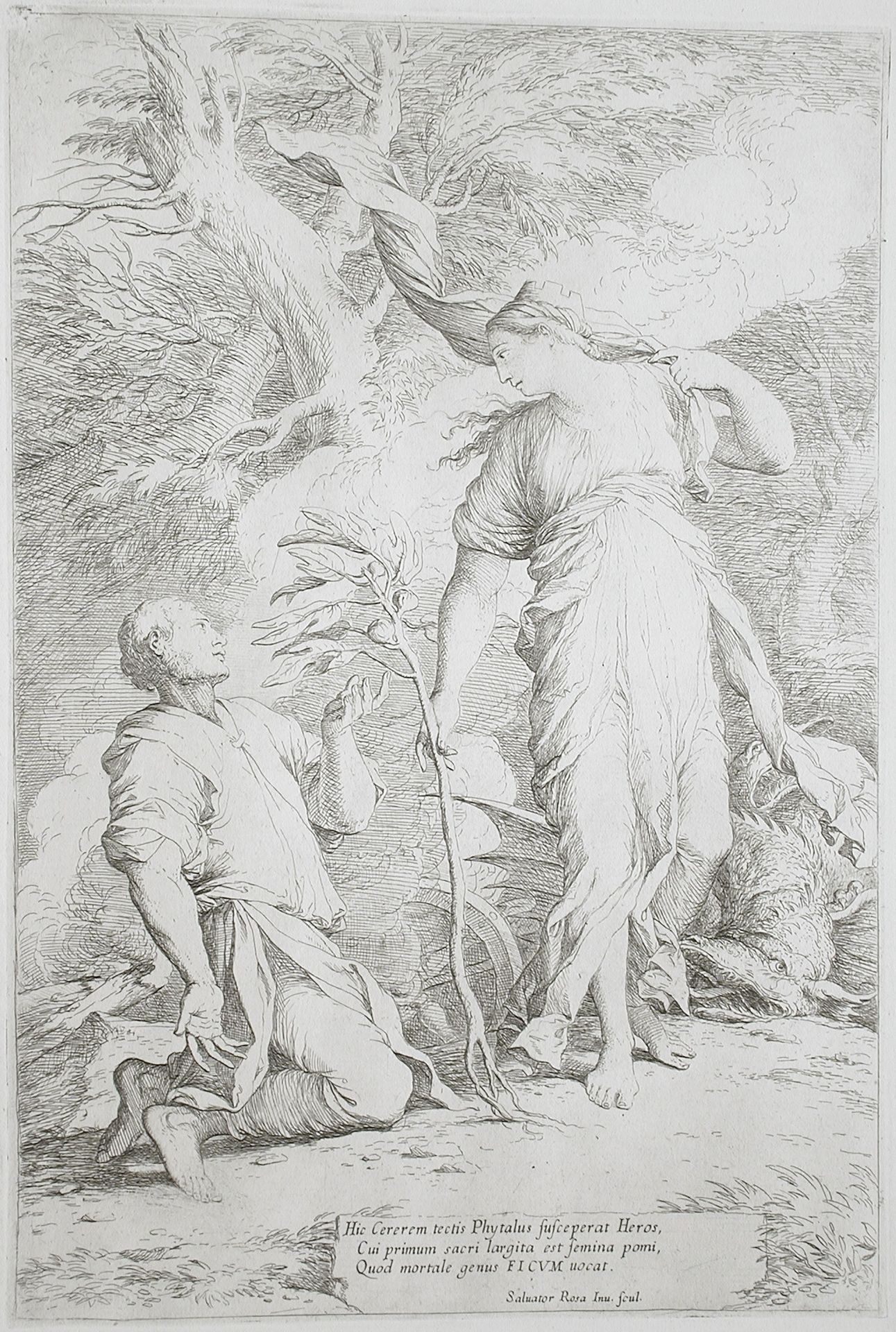 Ceres and Phytalus by Salvator Rosa