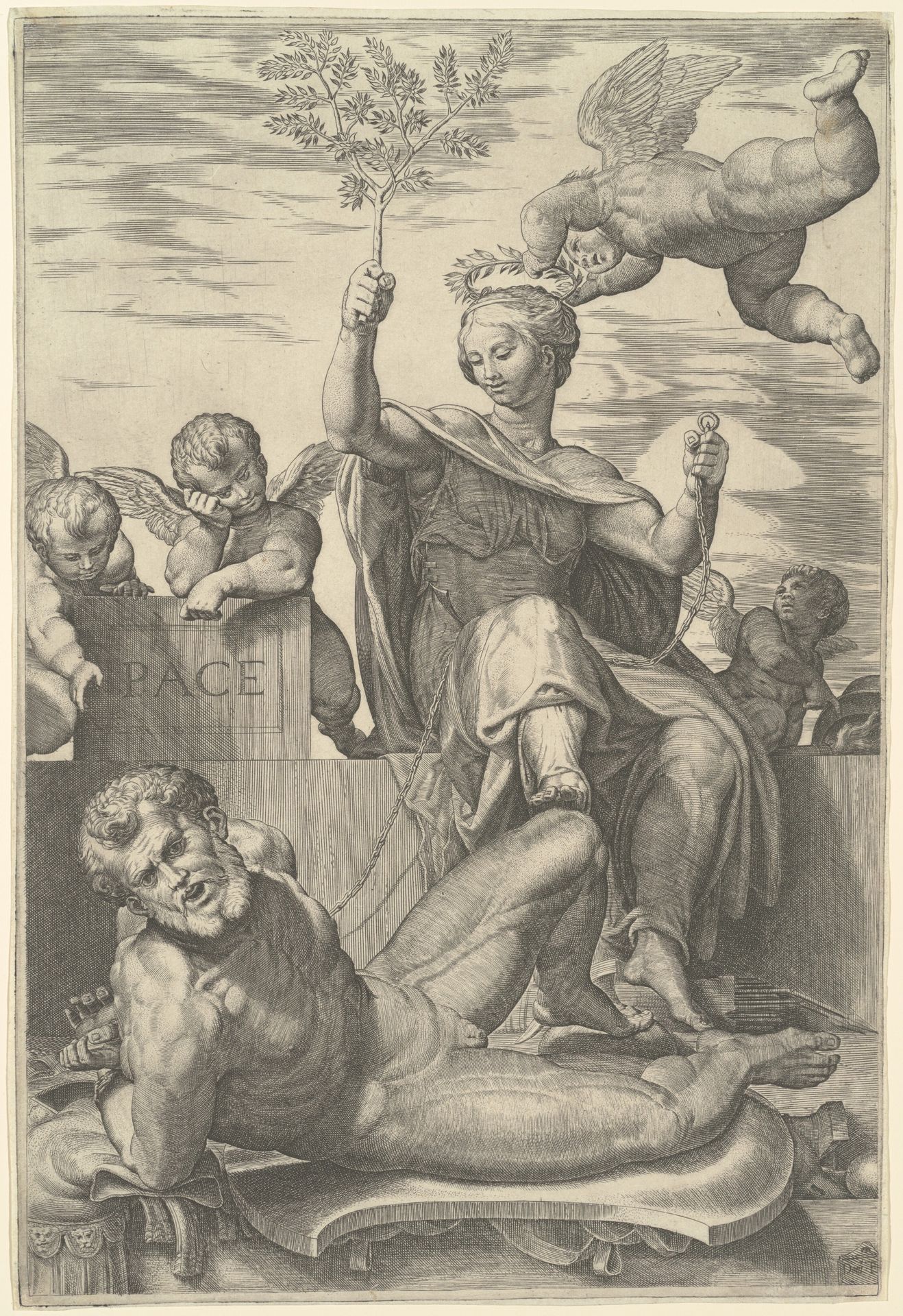 Allegory of Peace by Domenico Tibaldi