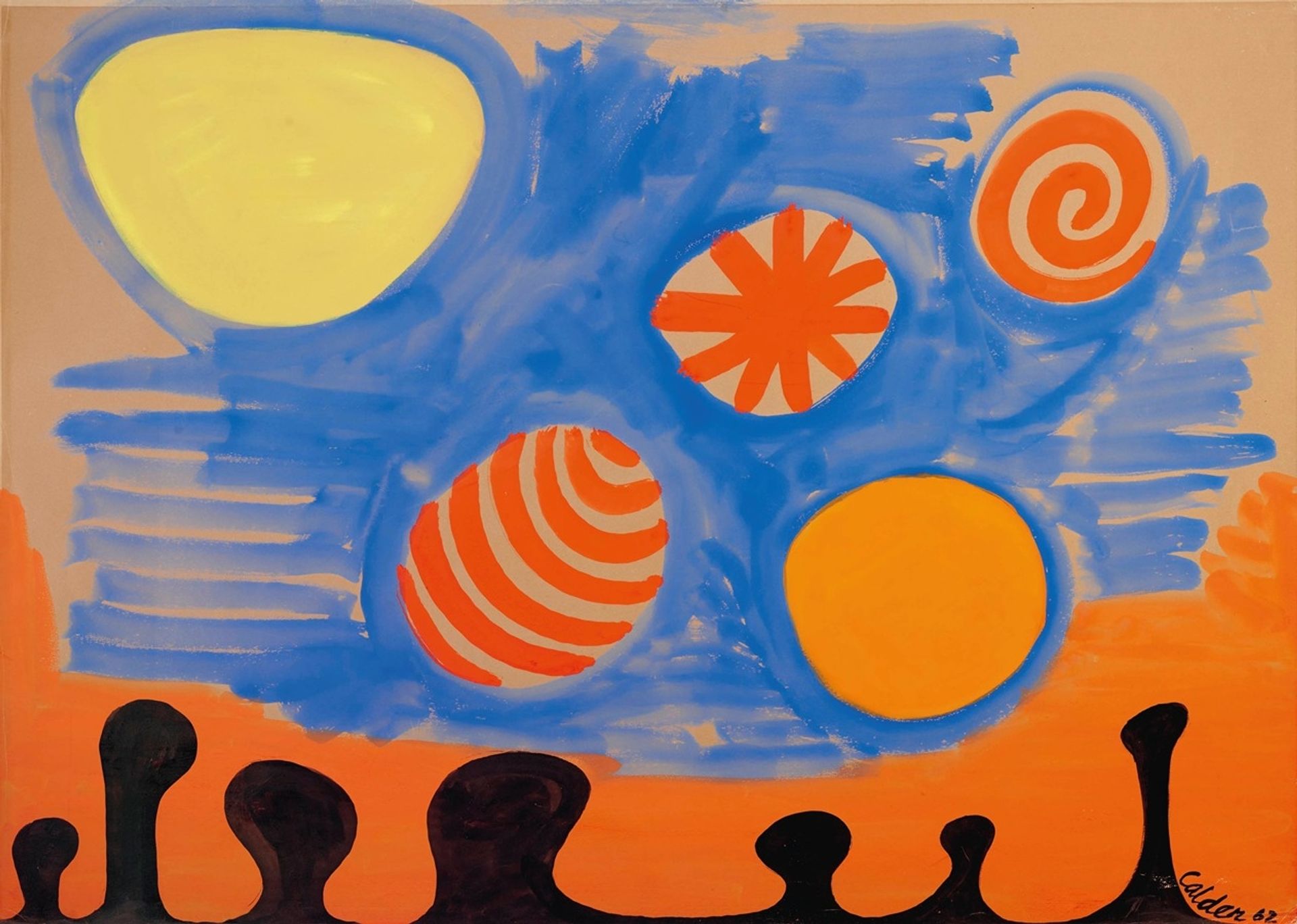Striped Sphere by Alexander Calder