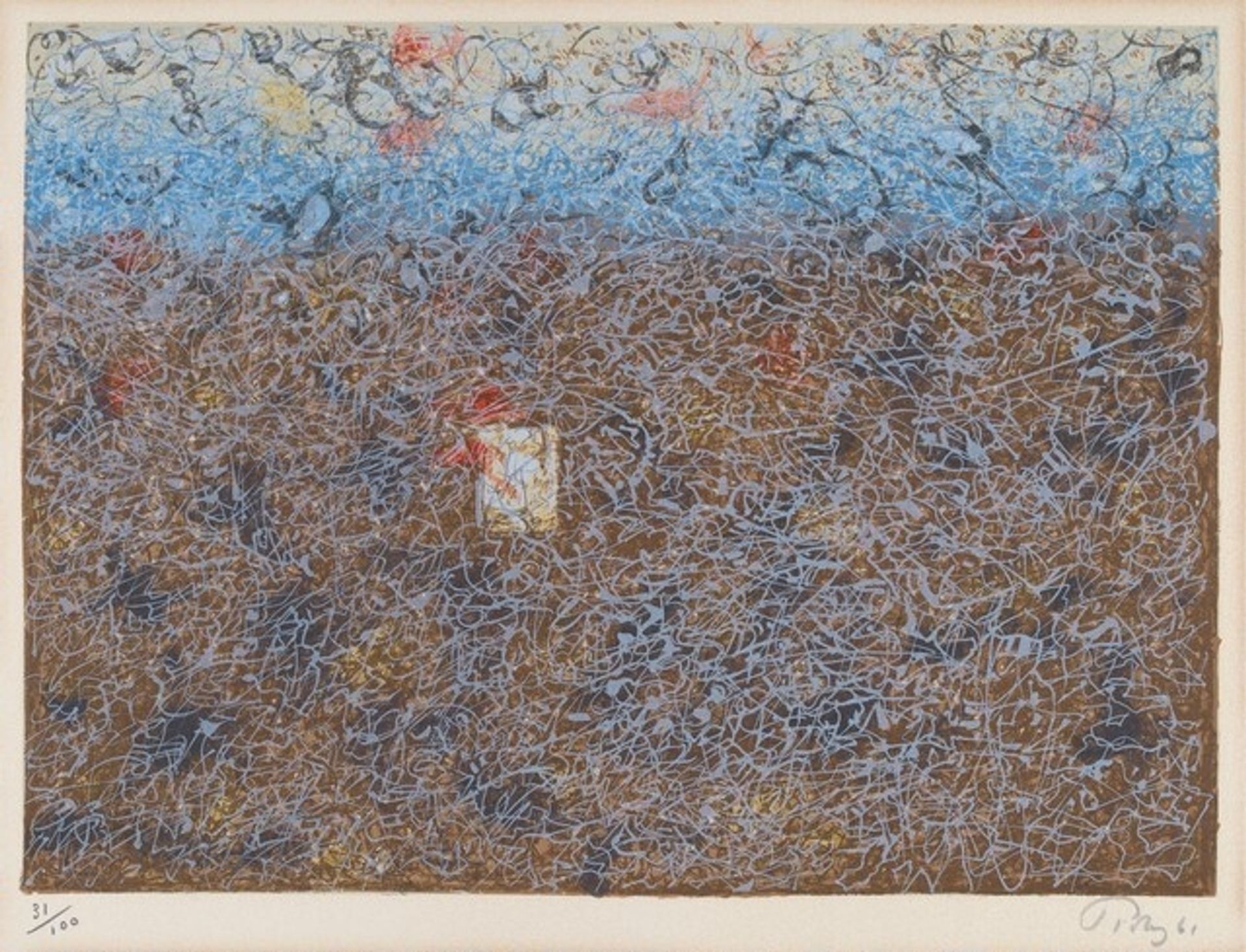 Composition by Mark Tobey