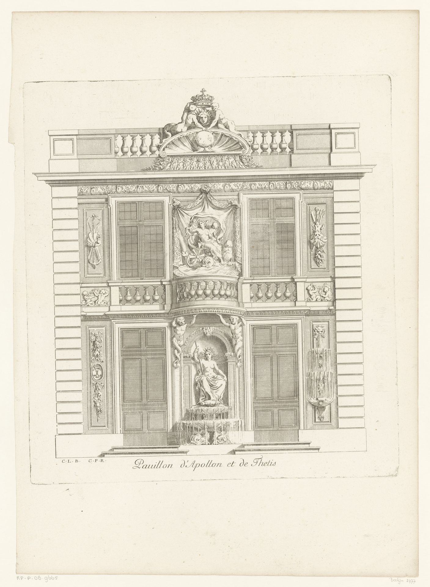 Paviljoen van Apollo en Thetis by Louis de Châtillon