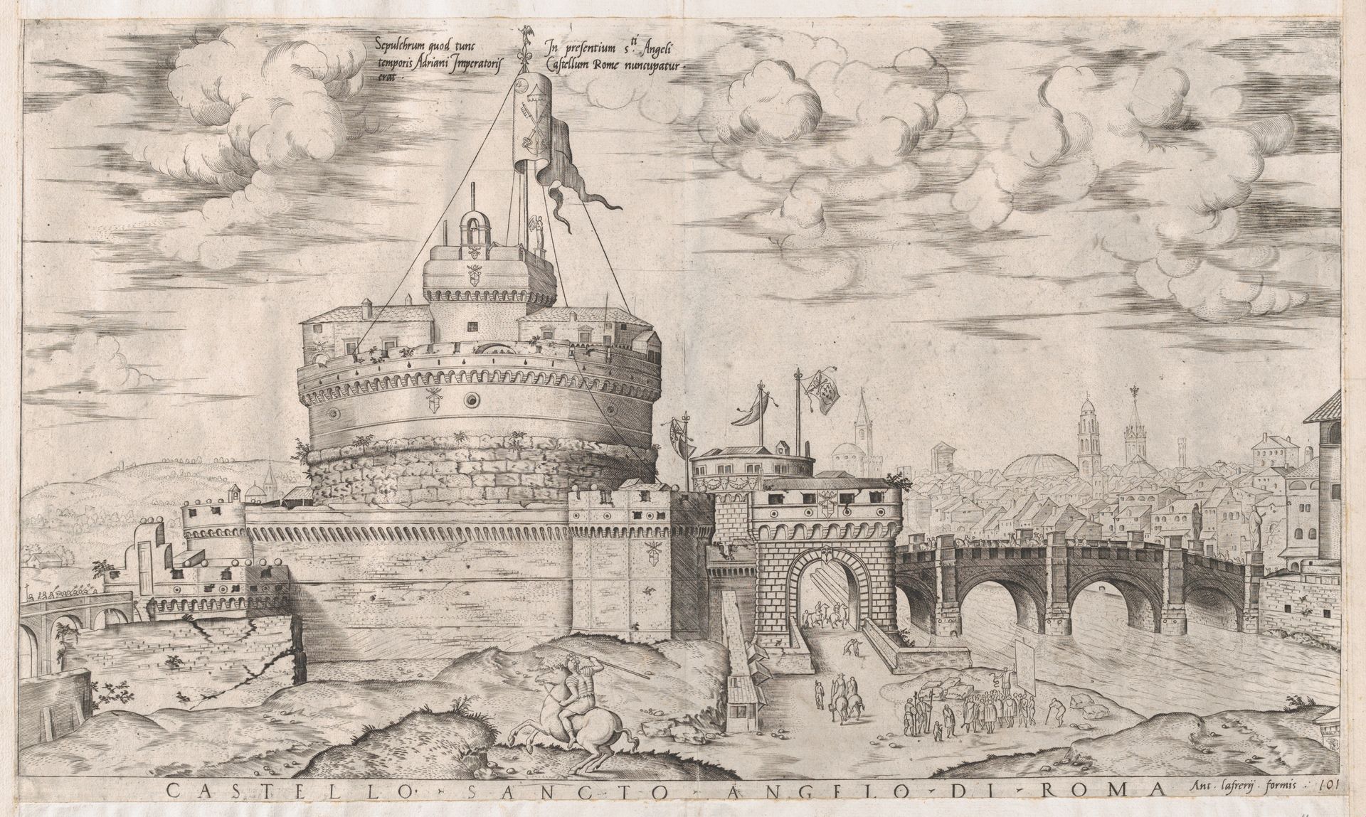 Speculum Romanae Magnificentiae: Castello  Sant' Angelo by Anonymous