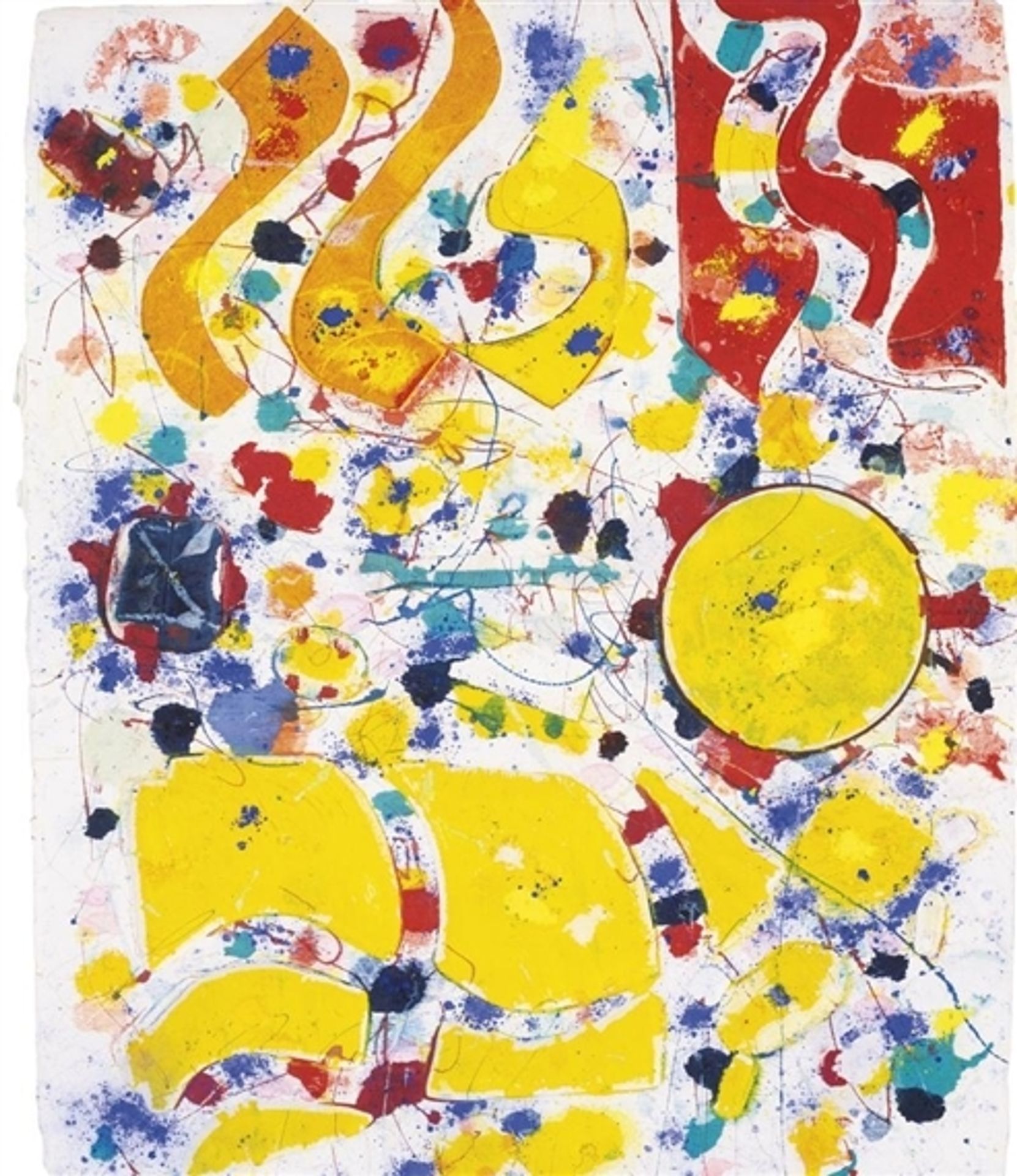 Untitled by Sam Francis