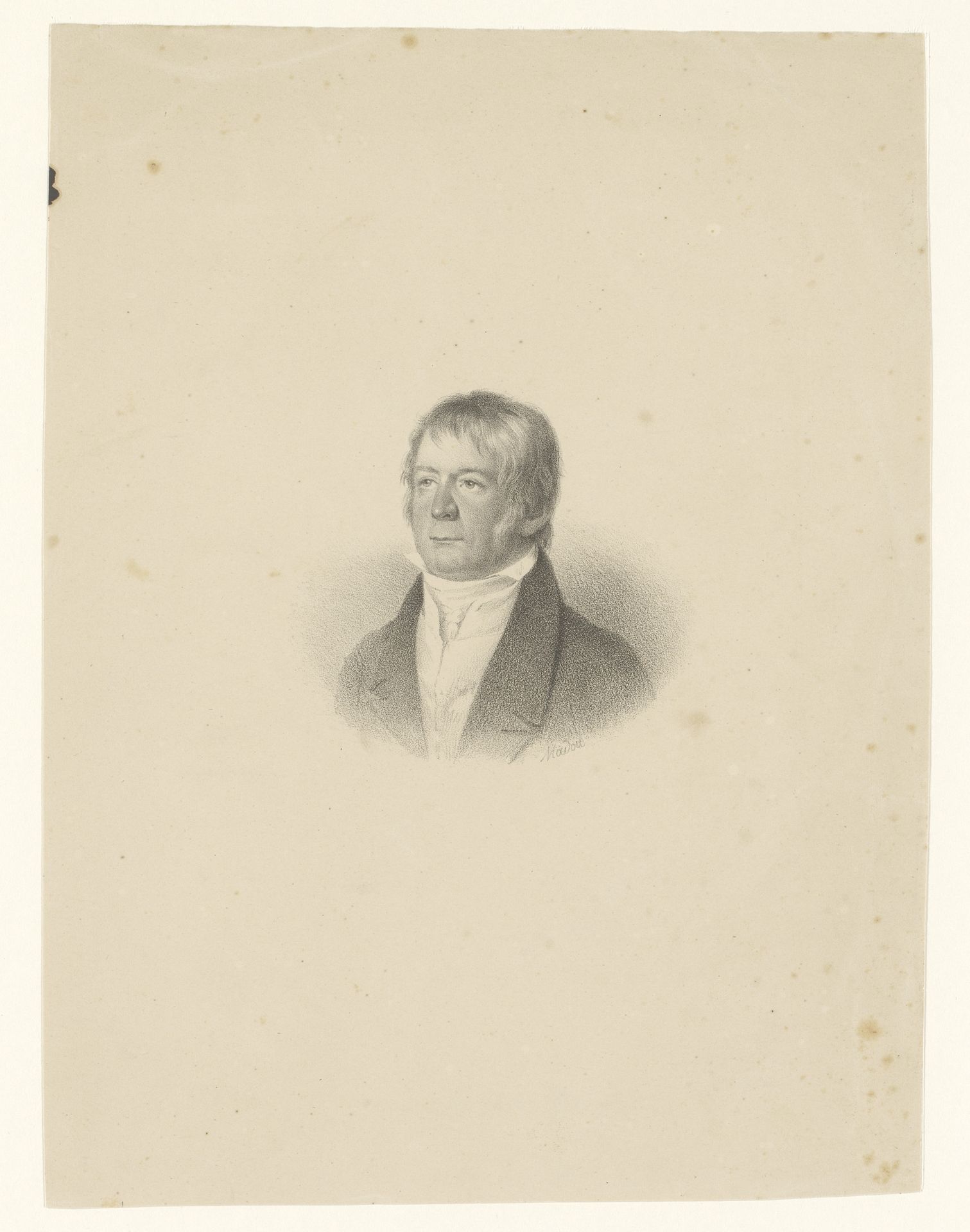 Portret van Willem Philip Barnaart by Jean-Baptiste Madou