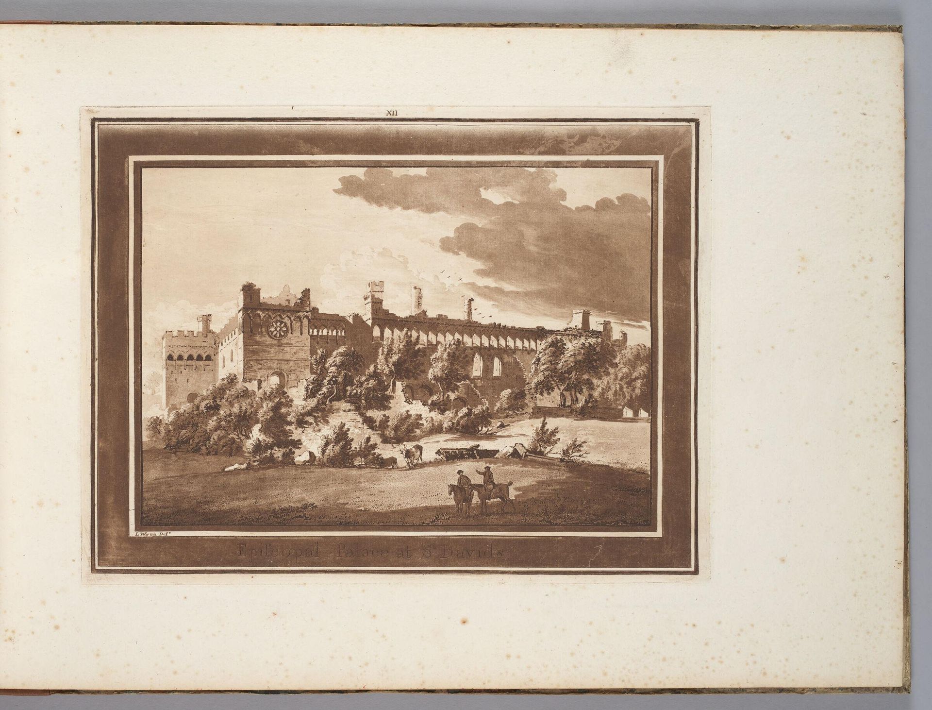 Episcopal Palace at St. Davids by Paul Sandby