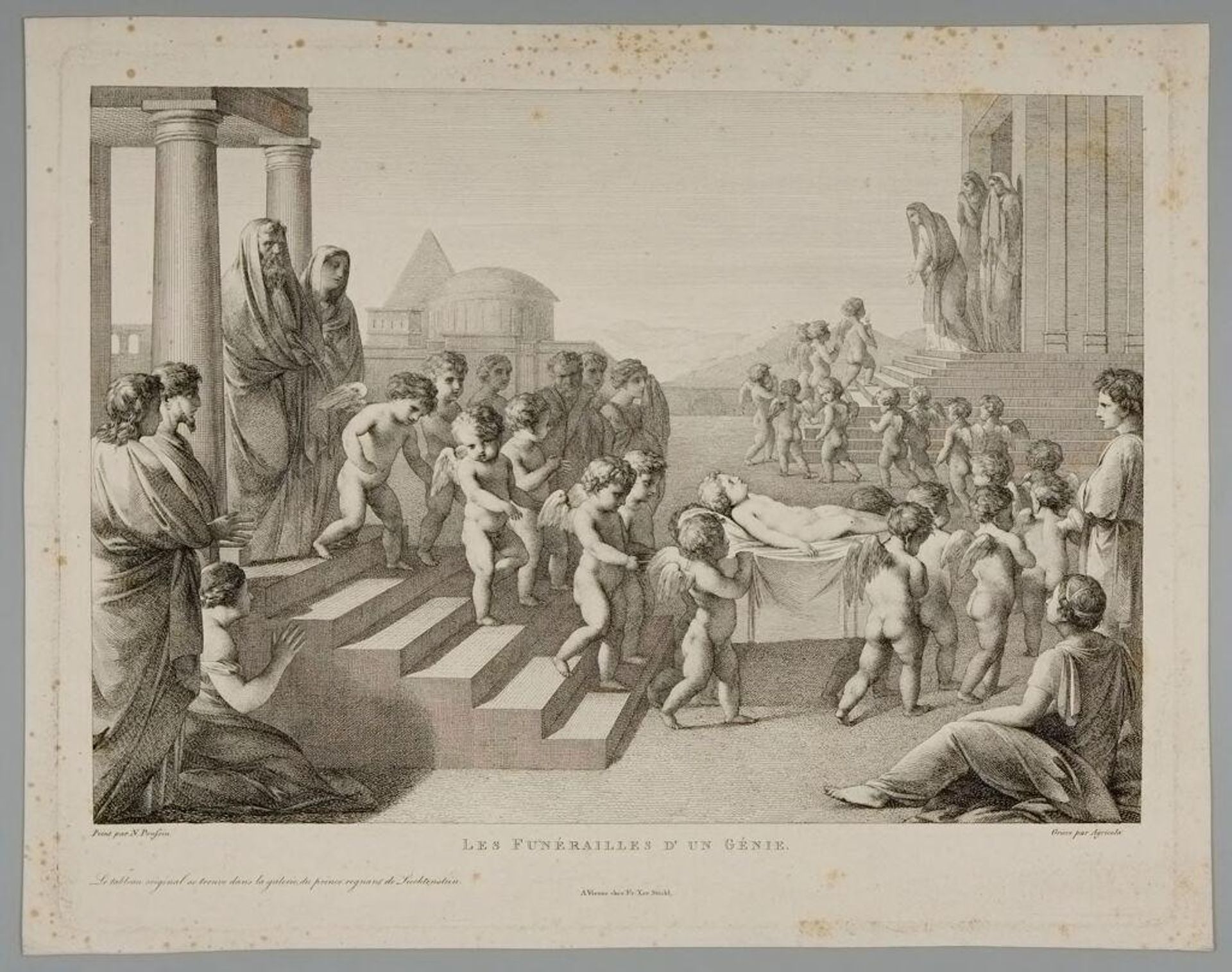 The funeral ceremonies of a genius by Carl Joseph Alois Agricola