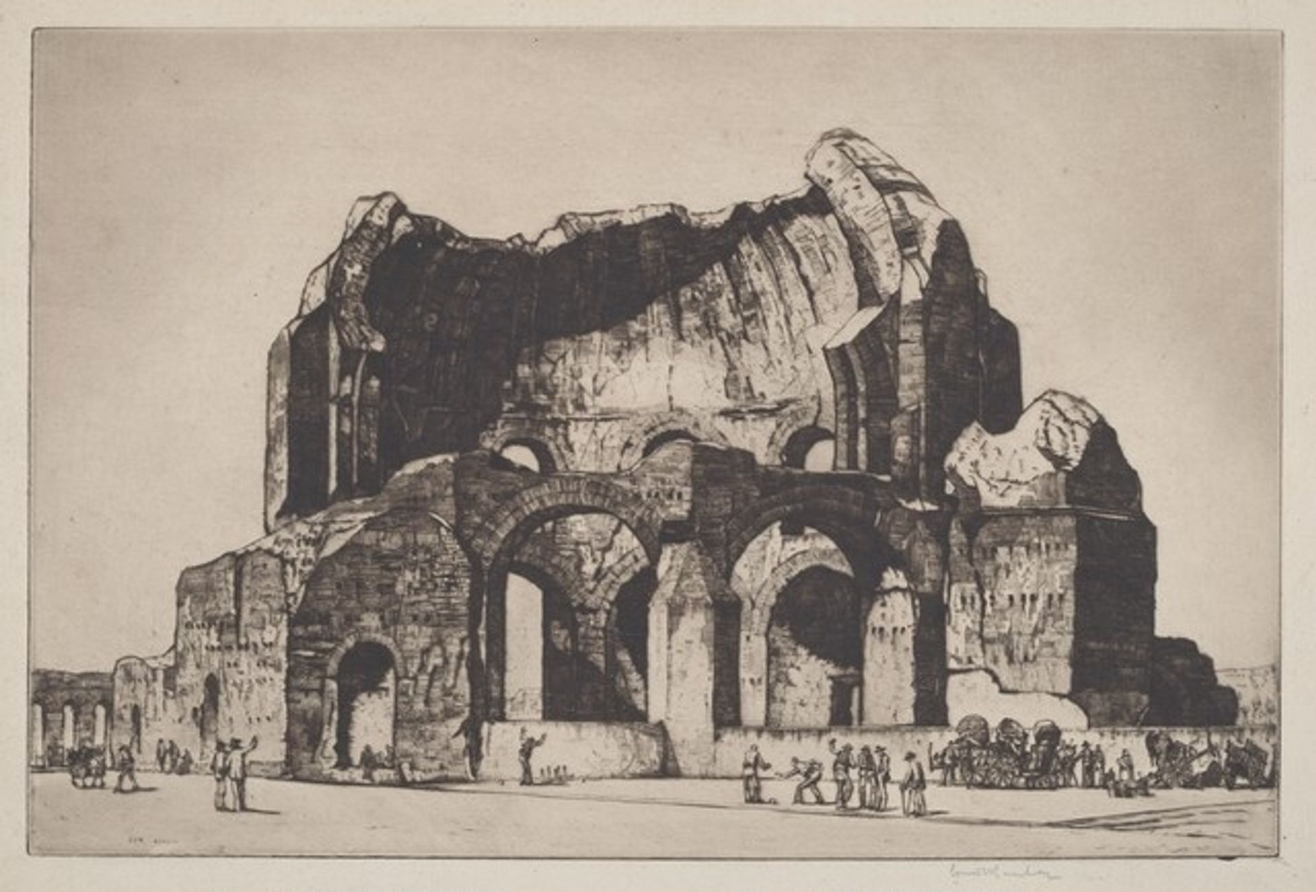 Temple of Minerva Medica, Rome by Louis Conrad Rosenberg