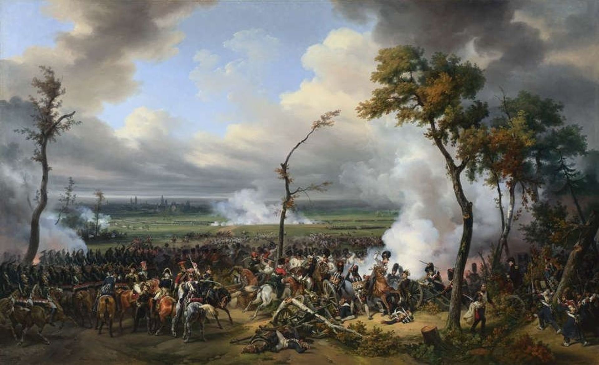 The Battle of Hanau by Horace Vernet