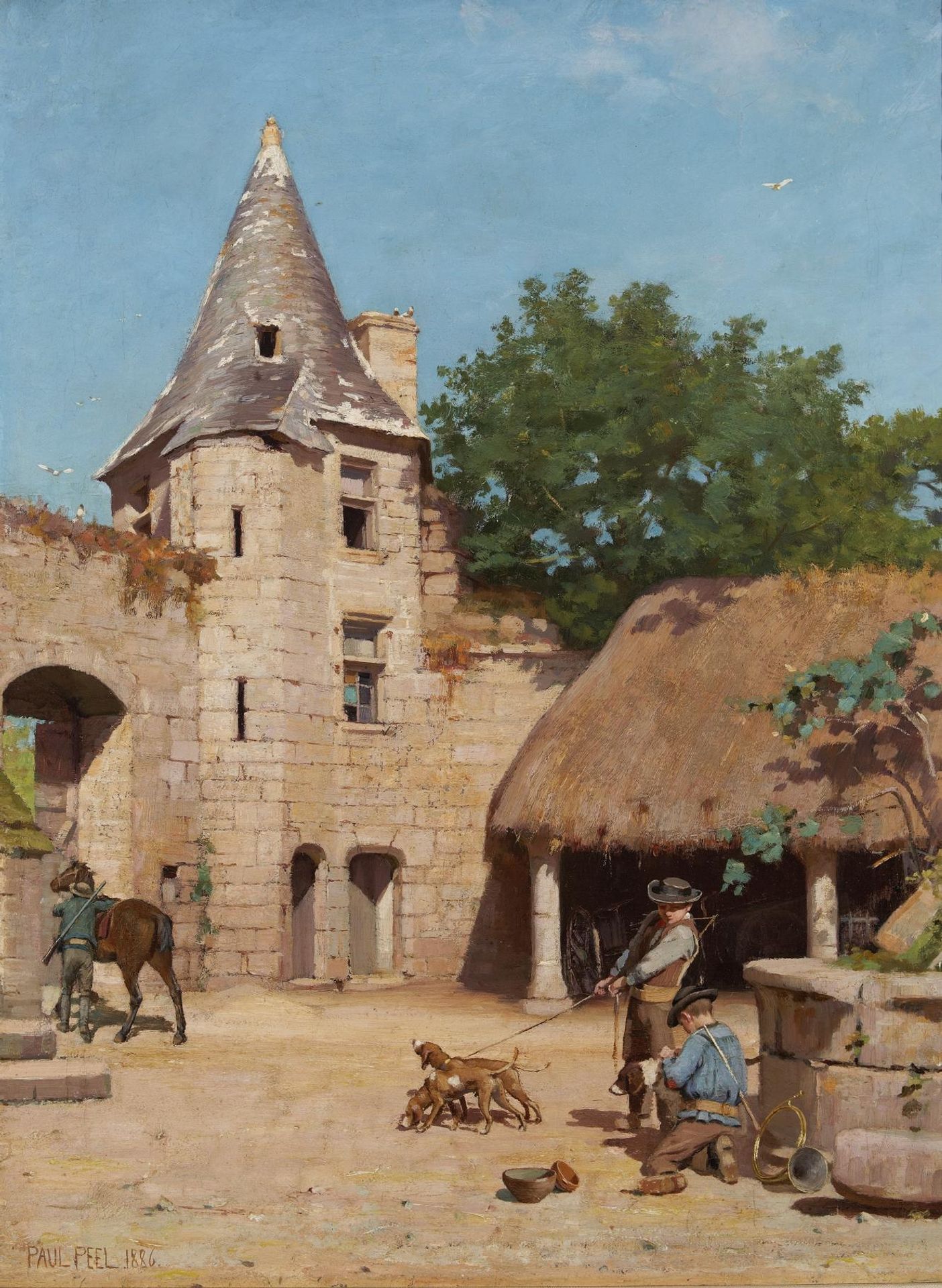Getting ready for the hunt by Paul Peel