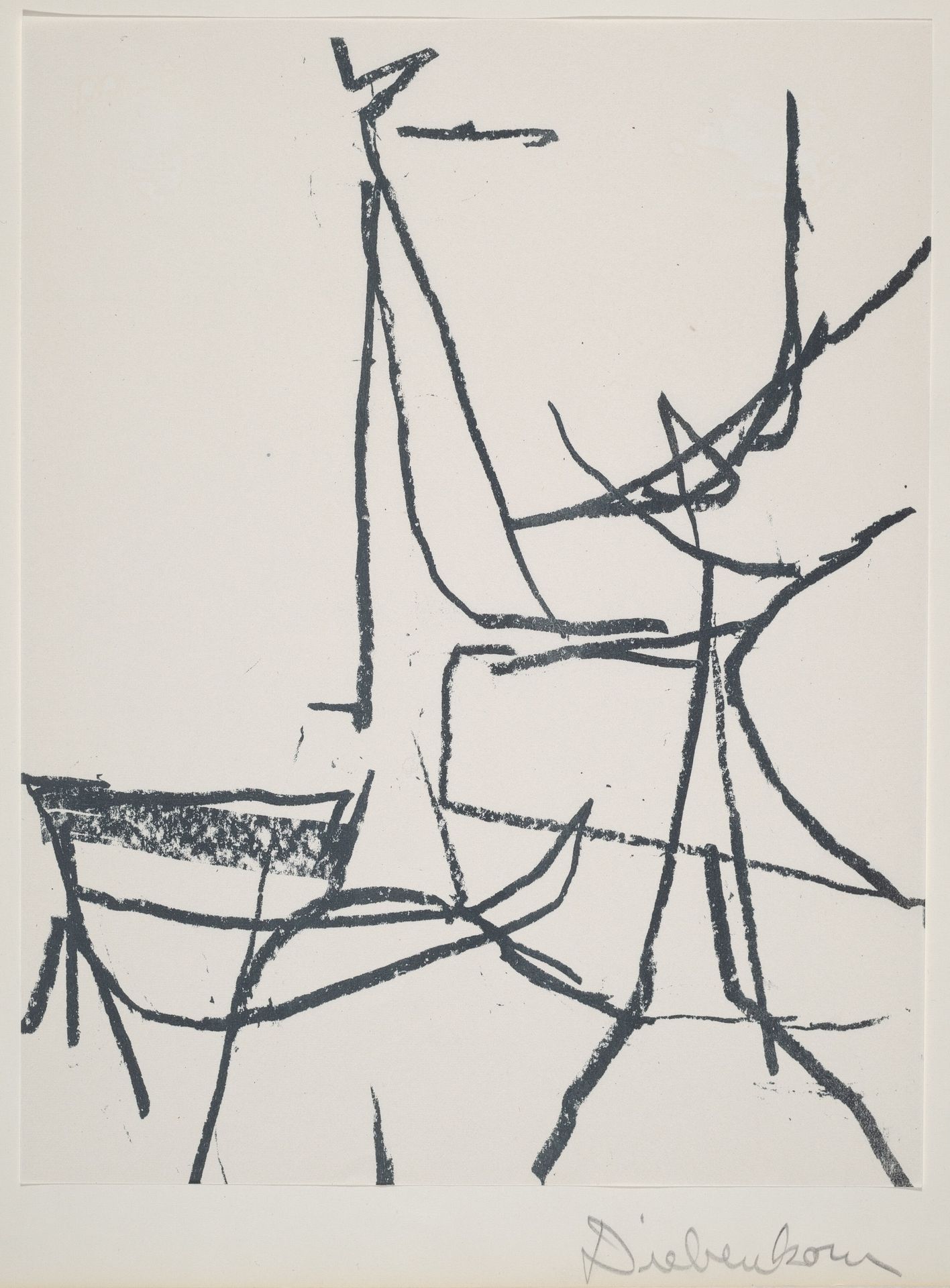 Untitled (Abstraction) by Richard Diebenkorn