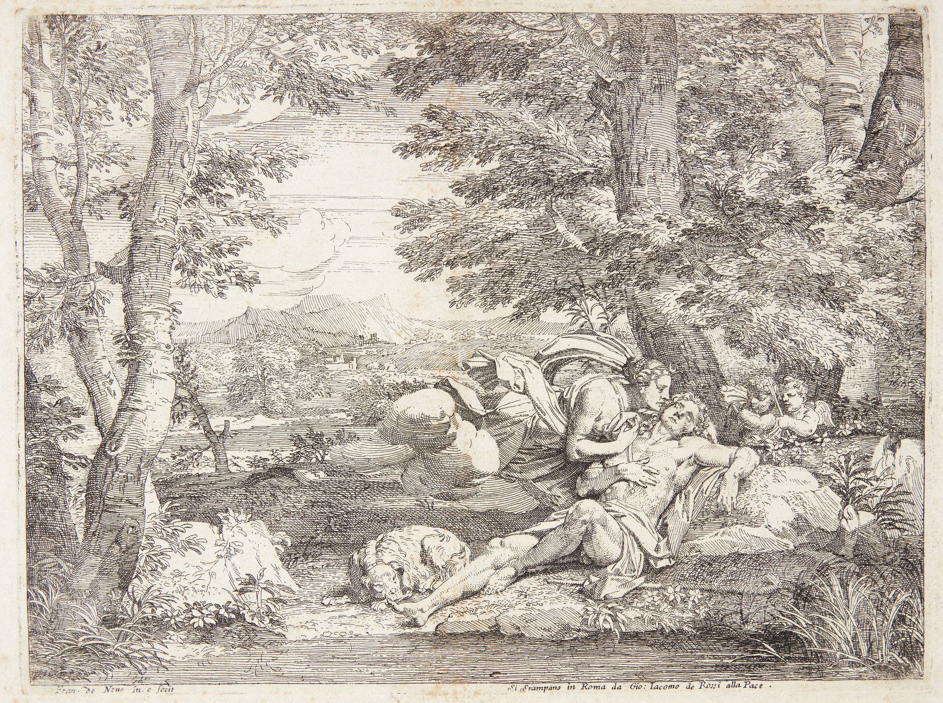 Diana og Endymion by Franciscus de Neve
