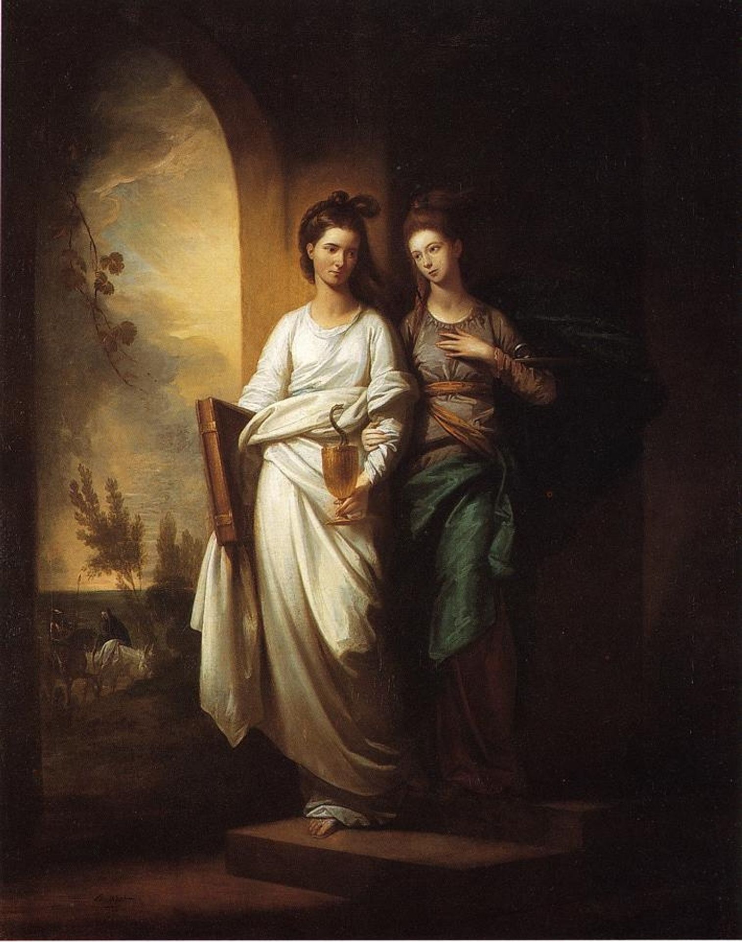 Fidelia and Speranza by Benjamin West