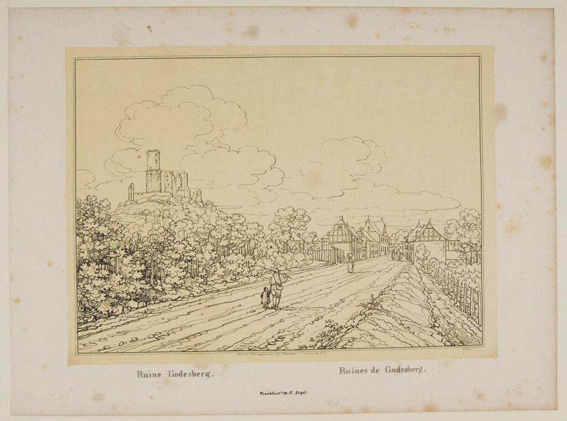 Ruine Godesberg by Johann Adolf Lasinsky