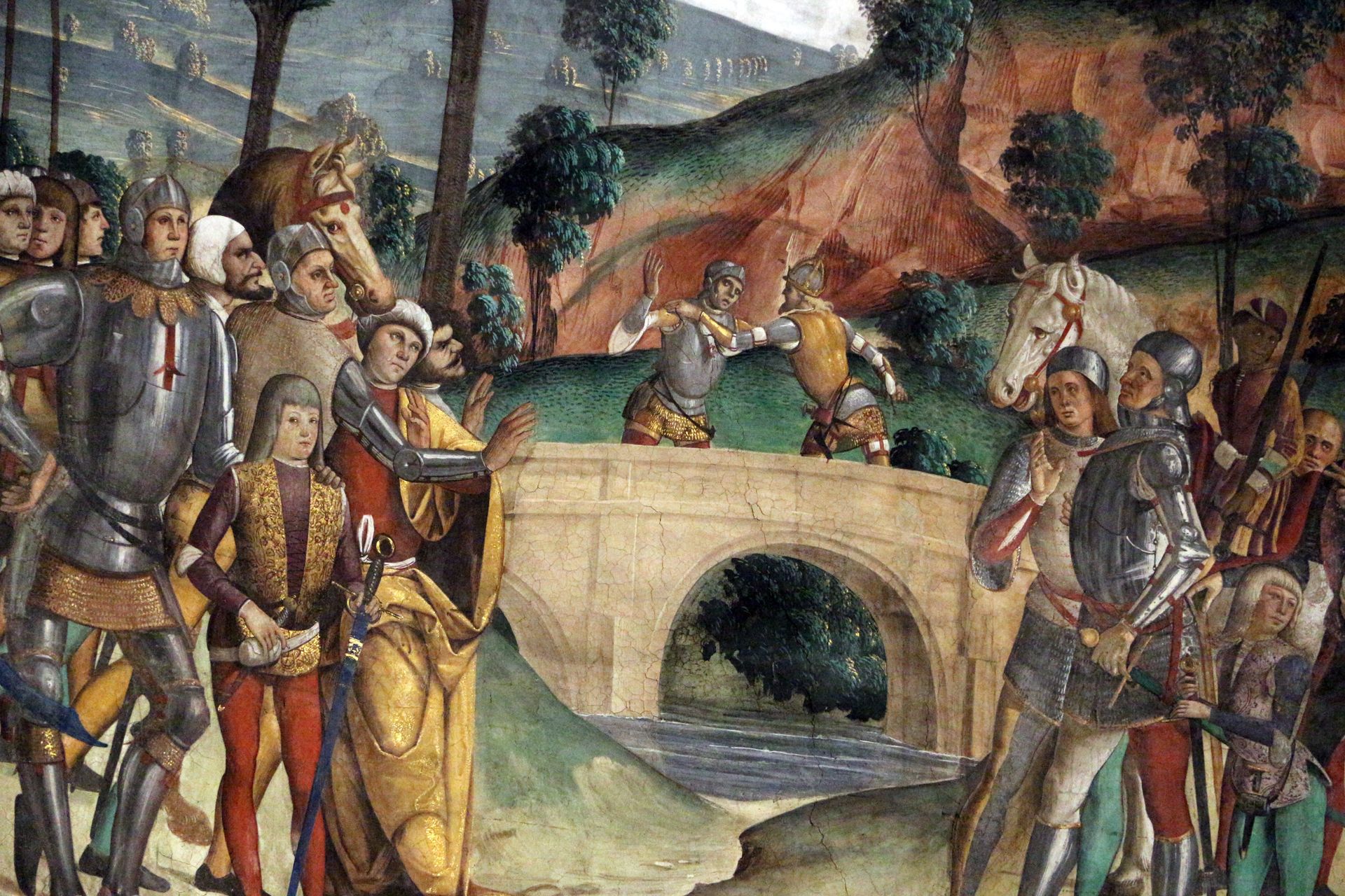 Stories of the Holy Cross by Antoniazzo Romano