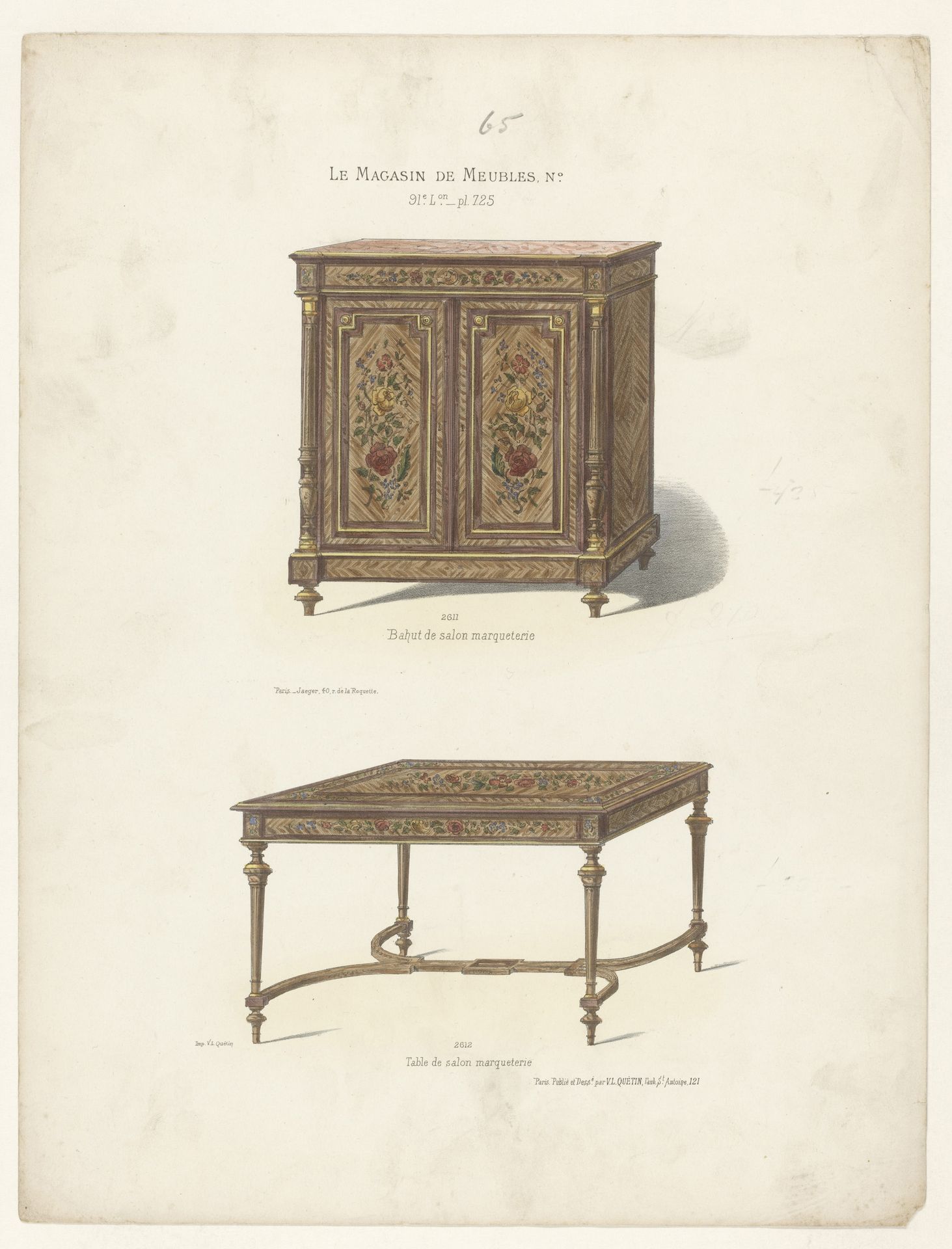 Kast en tafel by Anonymous