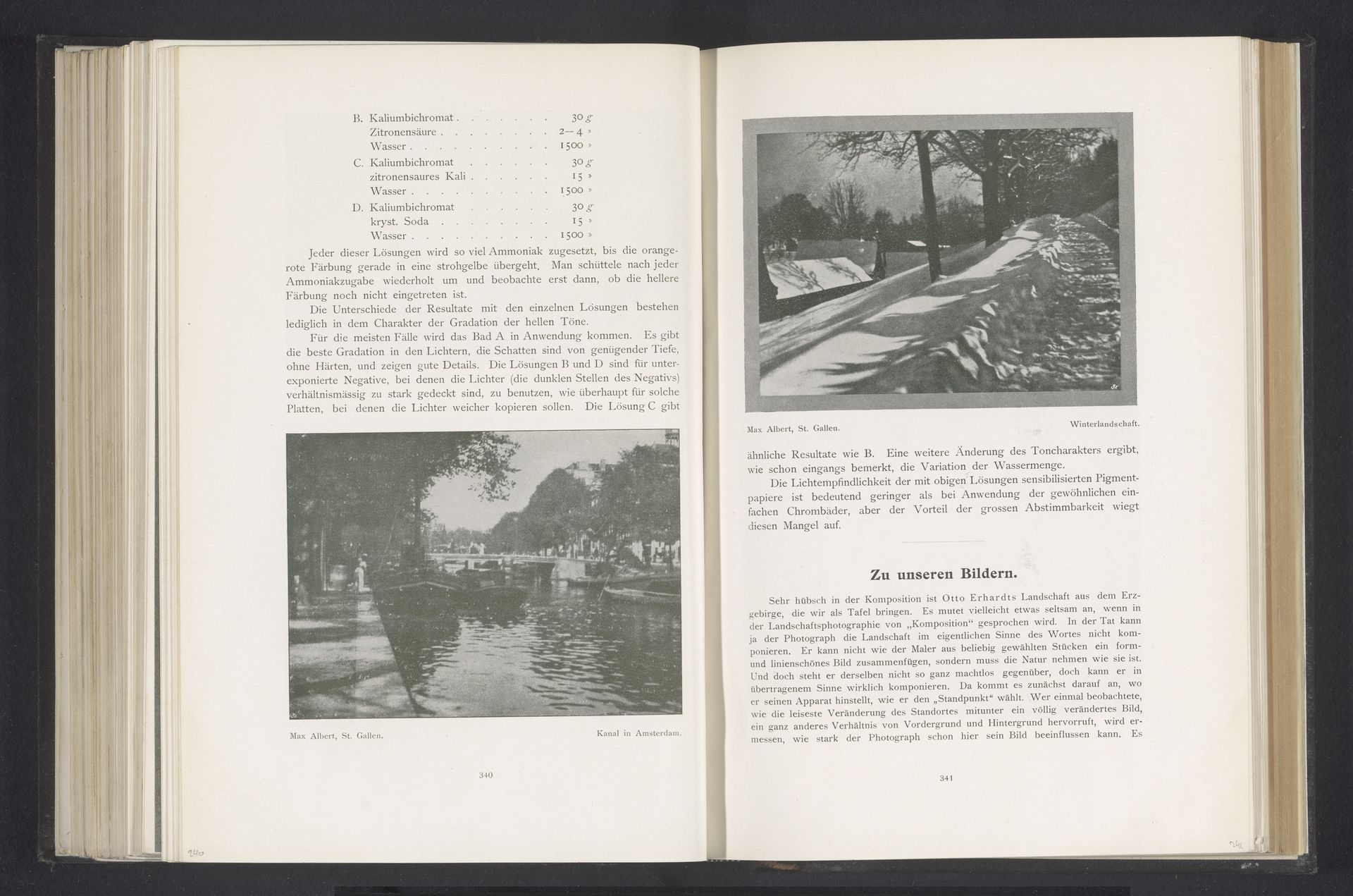 Gezicht op een gracht in Amsterdam by Max Albert