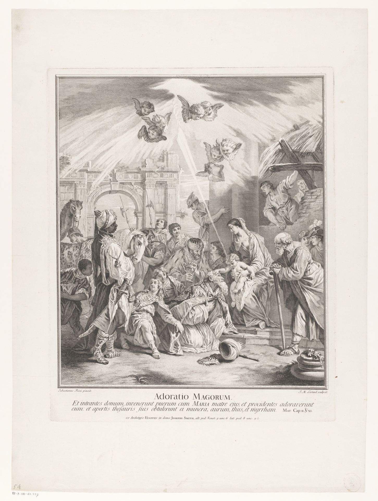 Aanbidding der koningen by Jean Michel Liotard