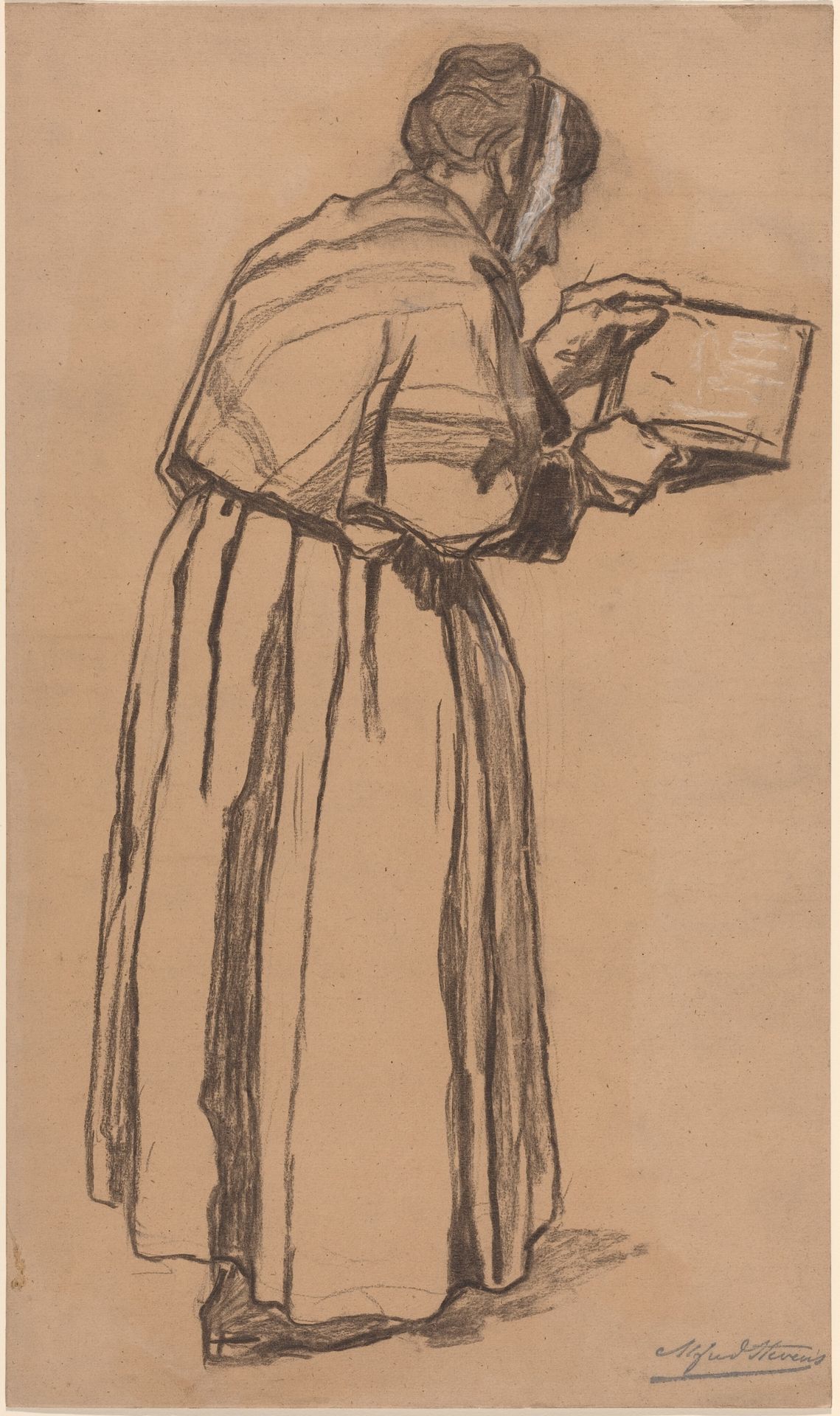 Woman Reading by Alfred Stevens