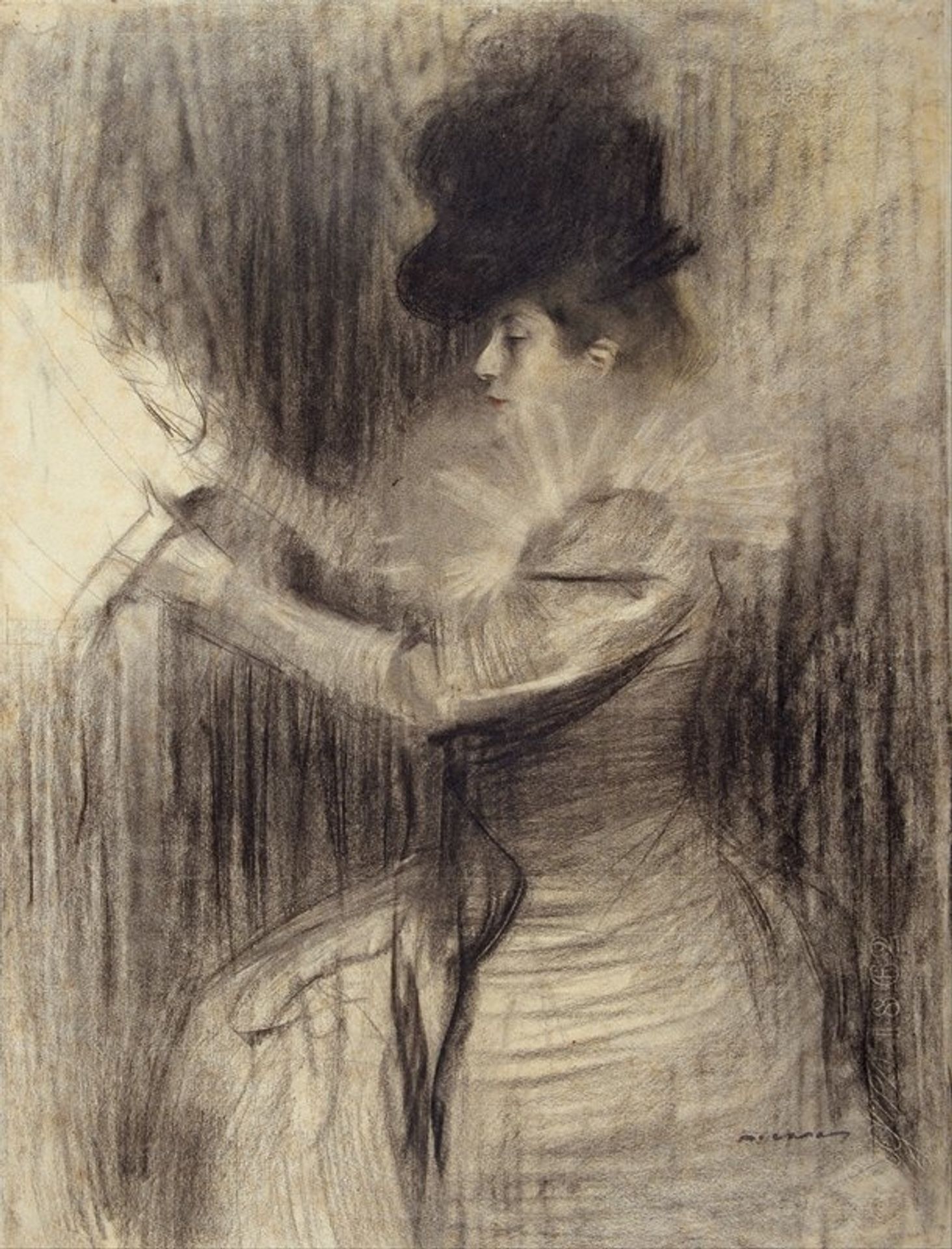 Female Figure by Ramón Casas