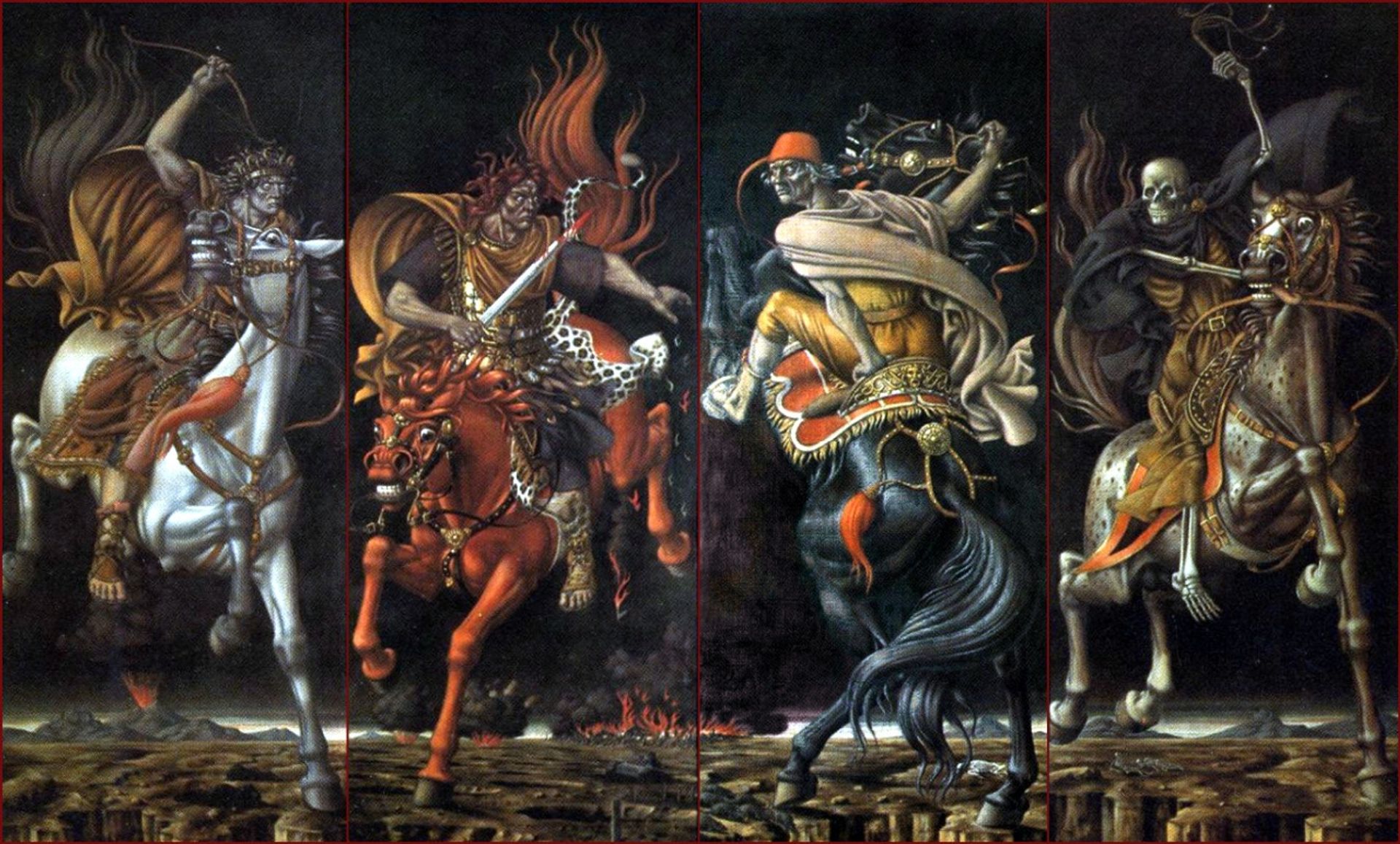 The Four Horsemen of the Apocalypse by Werner Peiner