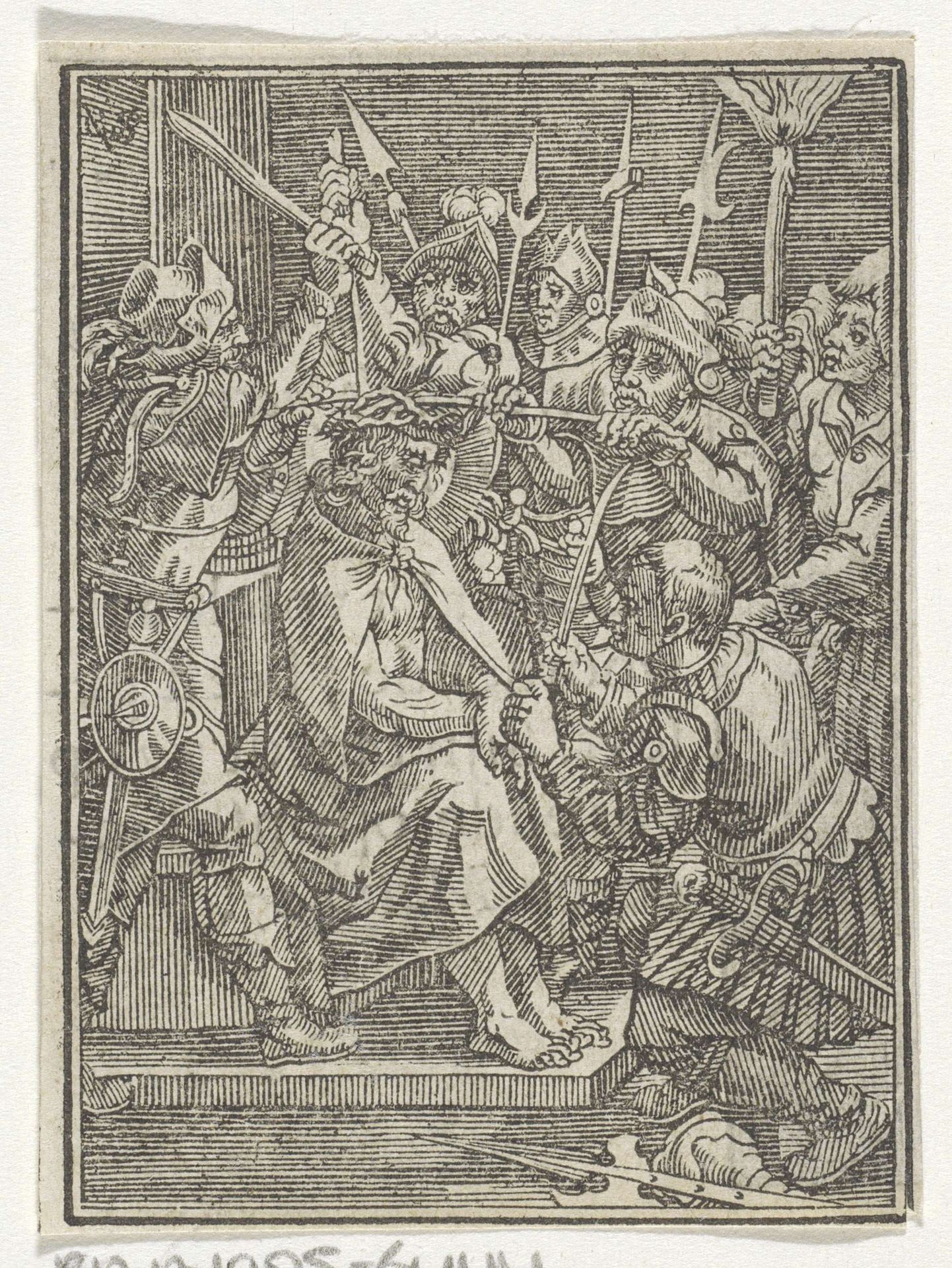 Doornenkroning van Christus by Christoffel van (II) Sichem