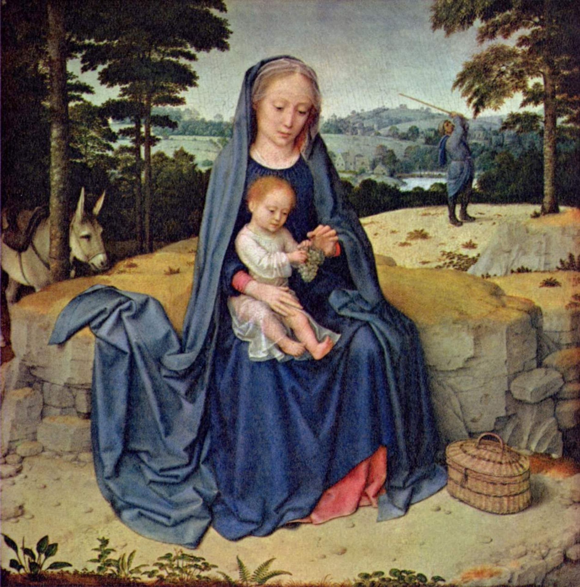 The Rest on the Flight into Egypt by Gerard David