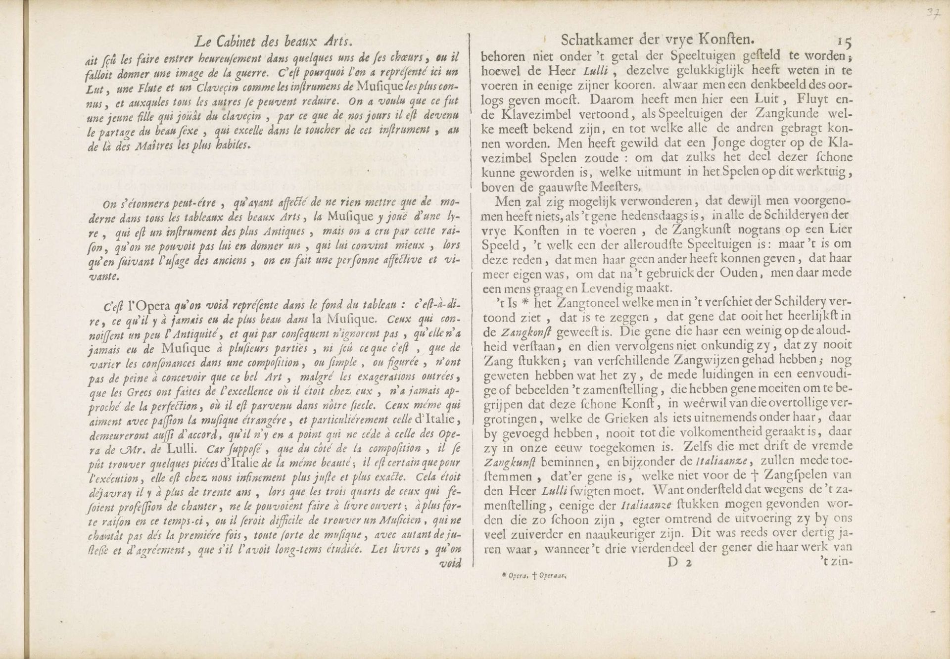 Tekstblad over de Muziek by Charles Perrault