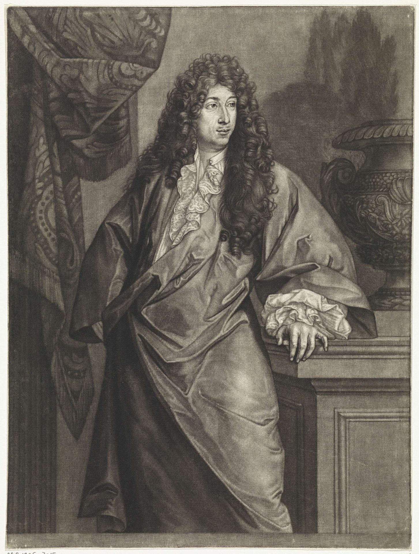 Portret van Nicolas Barbo, heer van Grand-Villars by Jan van der Bruggen