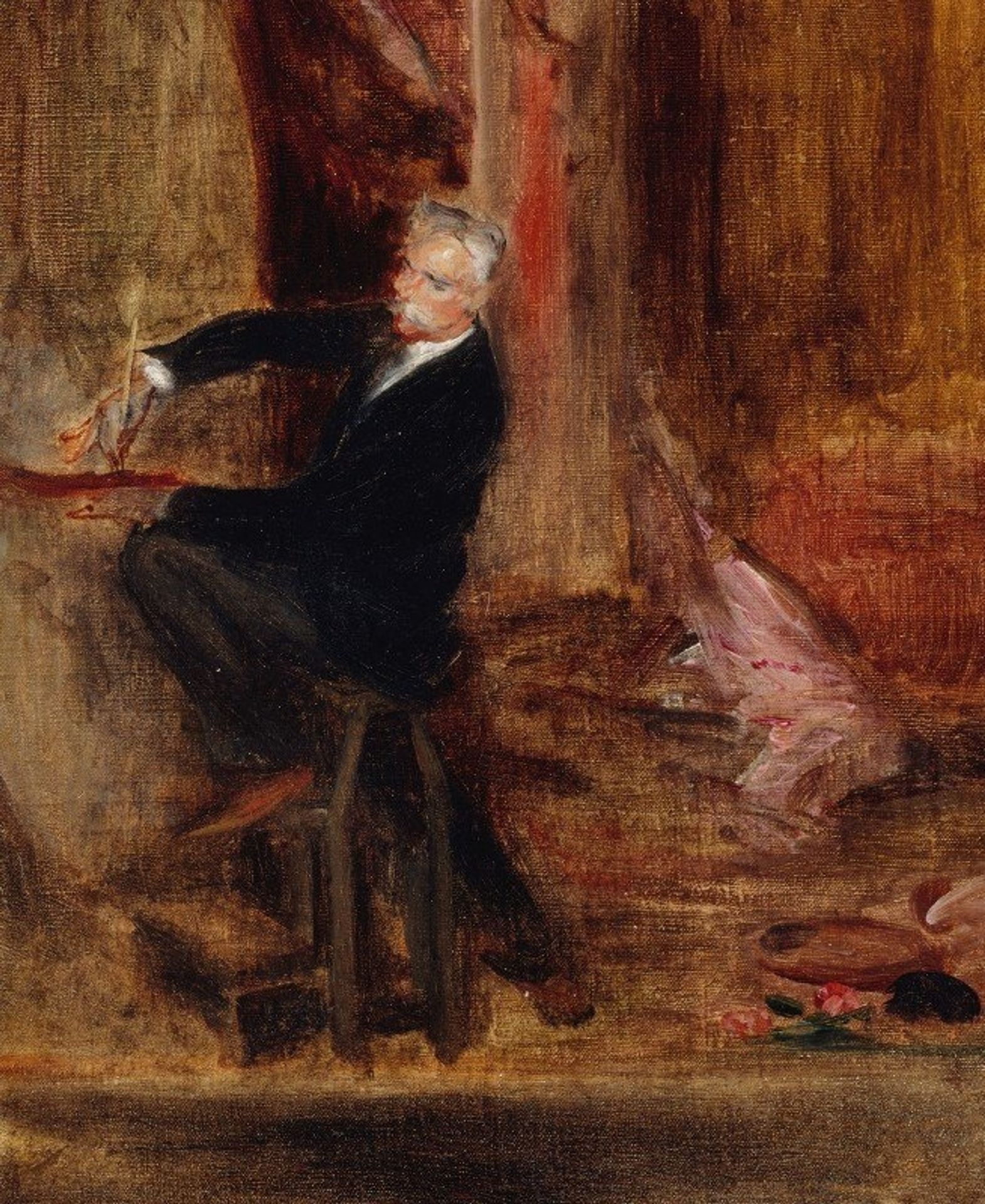 Portrait du peintre Jules Chéret by Jacques-Émile Blanche