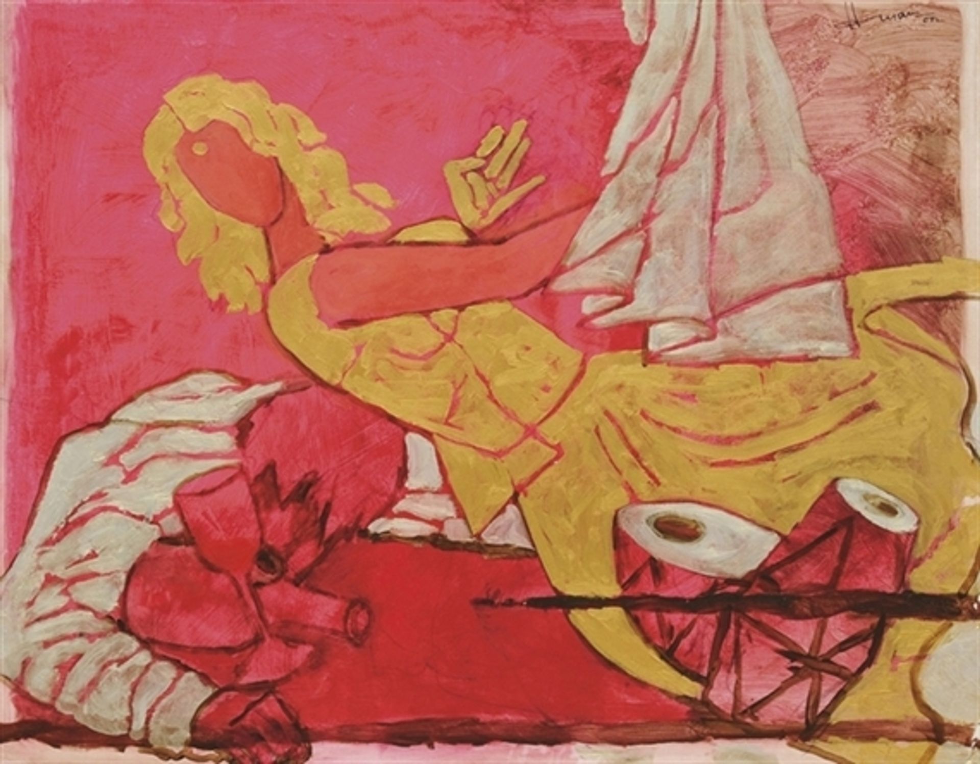 Untitled (Devdas Series) by M.F. Husain