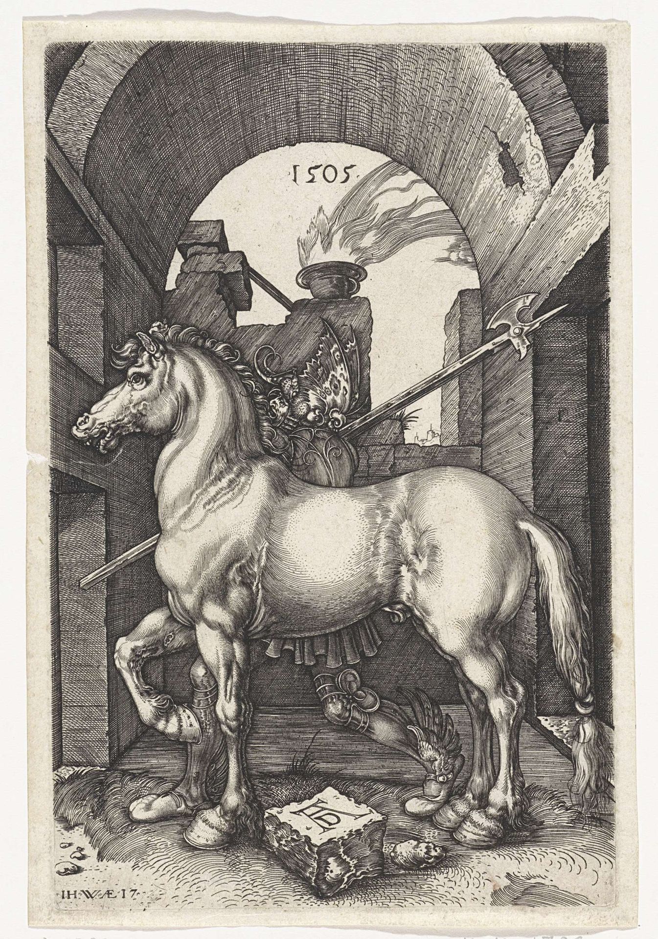 Het kleine paard by Wierix