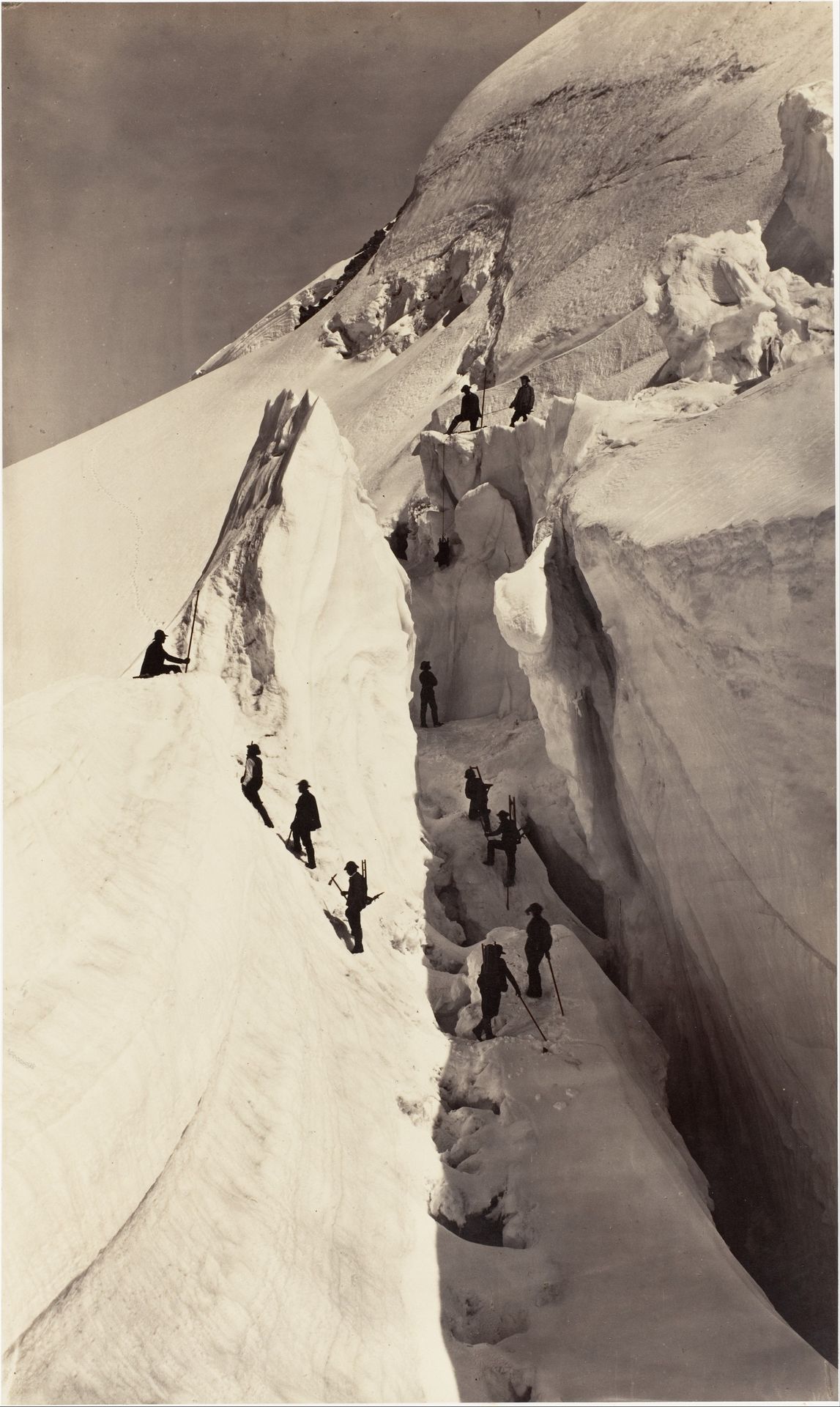 [The Ascent of Mont Blanc] by Auguste-Rosalie Bisson