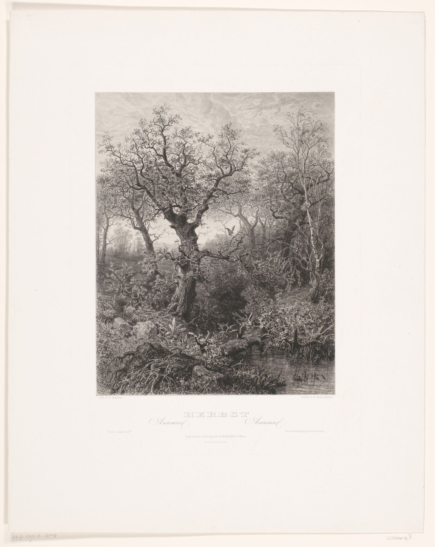 Herfst by Eduard Willmann