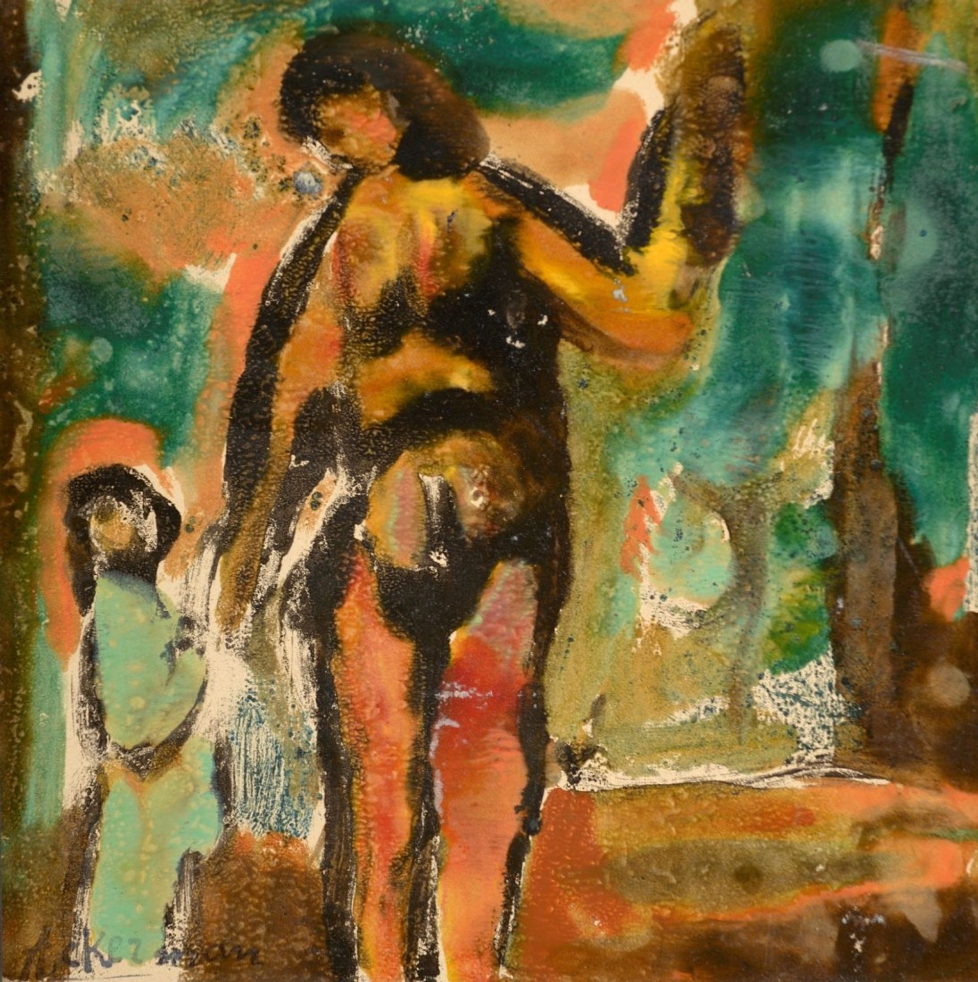 La crucifixion by Paul Ackerman