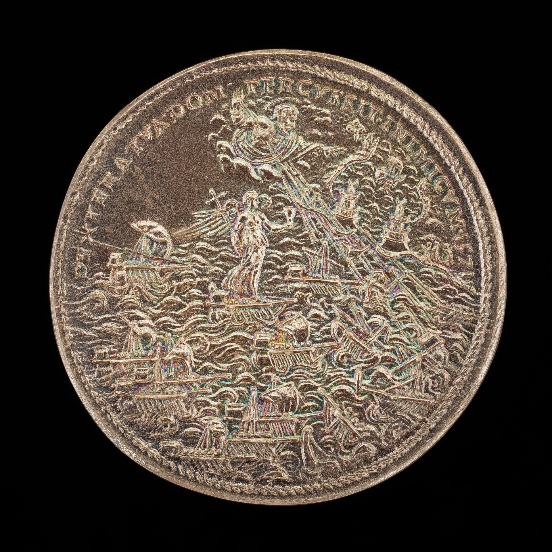 Battle of Lepanto [reverse] by Giovan Federico Bonzagni