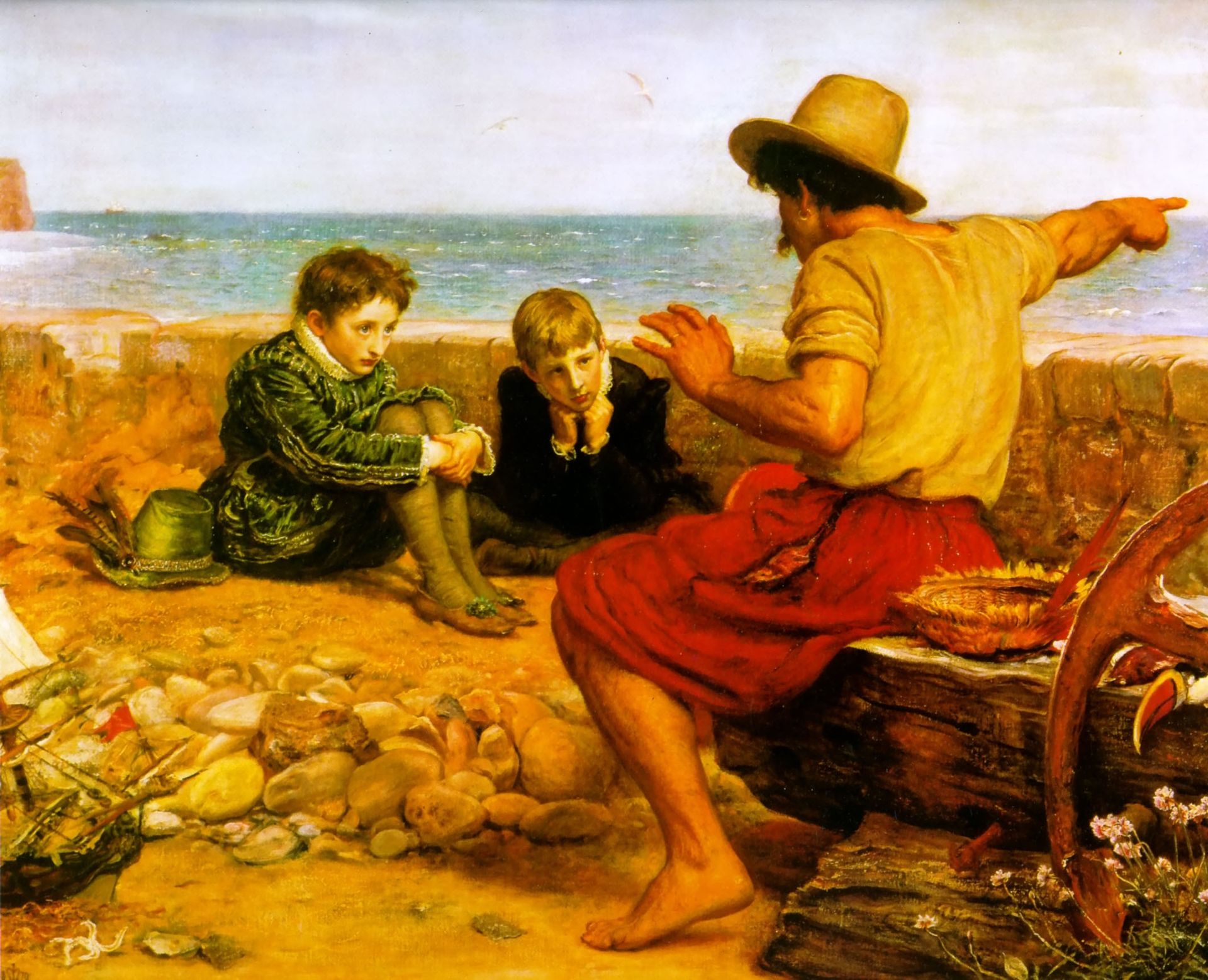 The Boyhood of Raleigh by Sir John Everett Millais