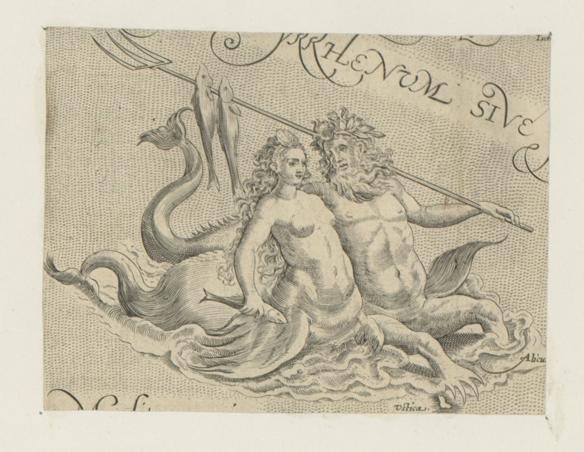 Neptunus en zijn vrouw Amphritite by Anonymous