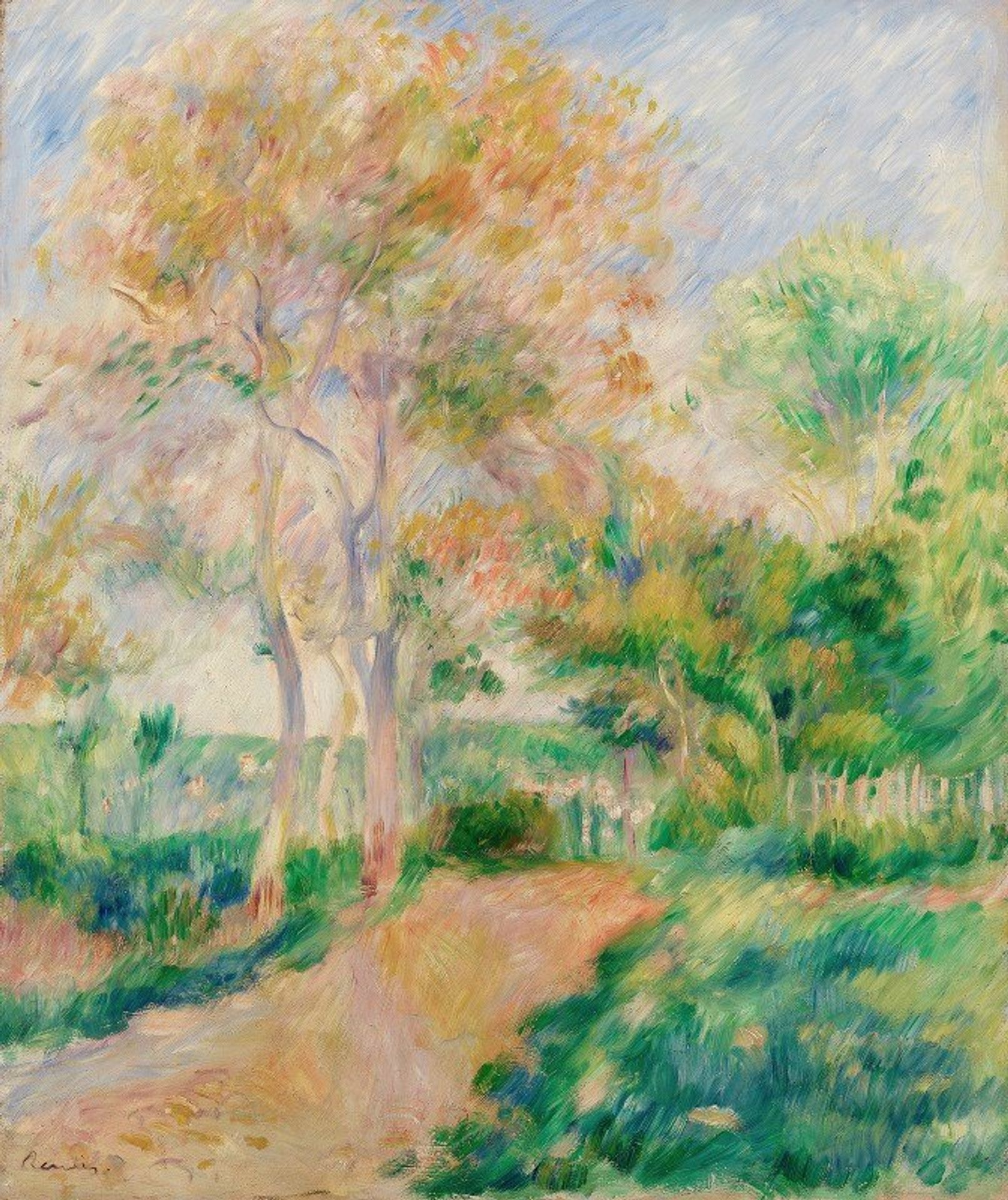 Autumn Landscape by Pierre-Auguste Renoir
