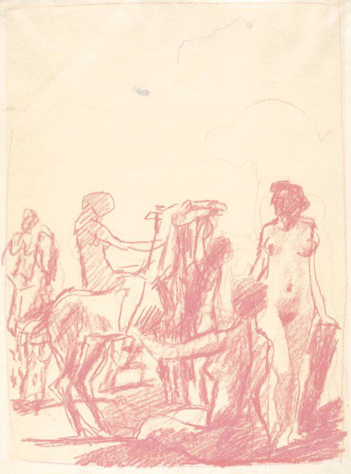Amazons Resting by Albert Weisgerber