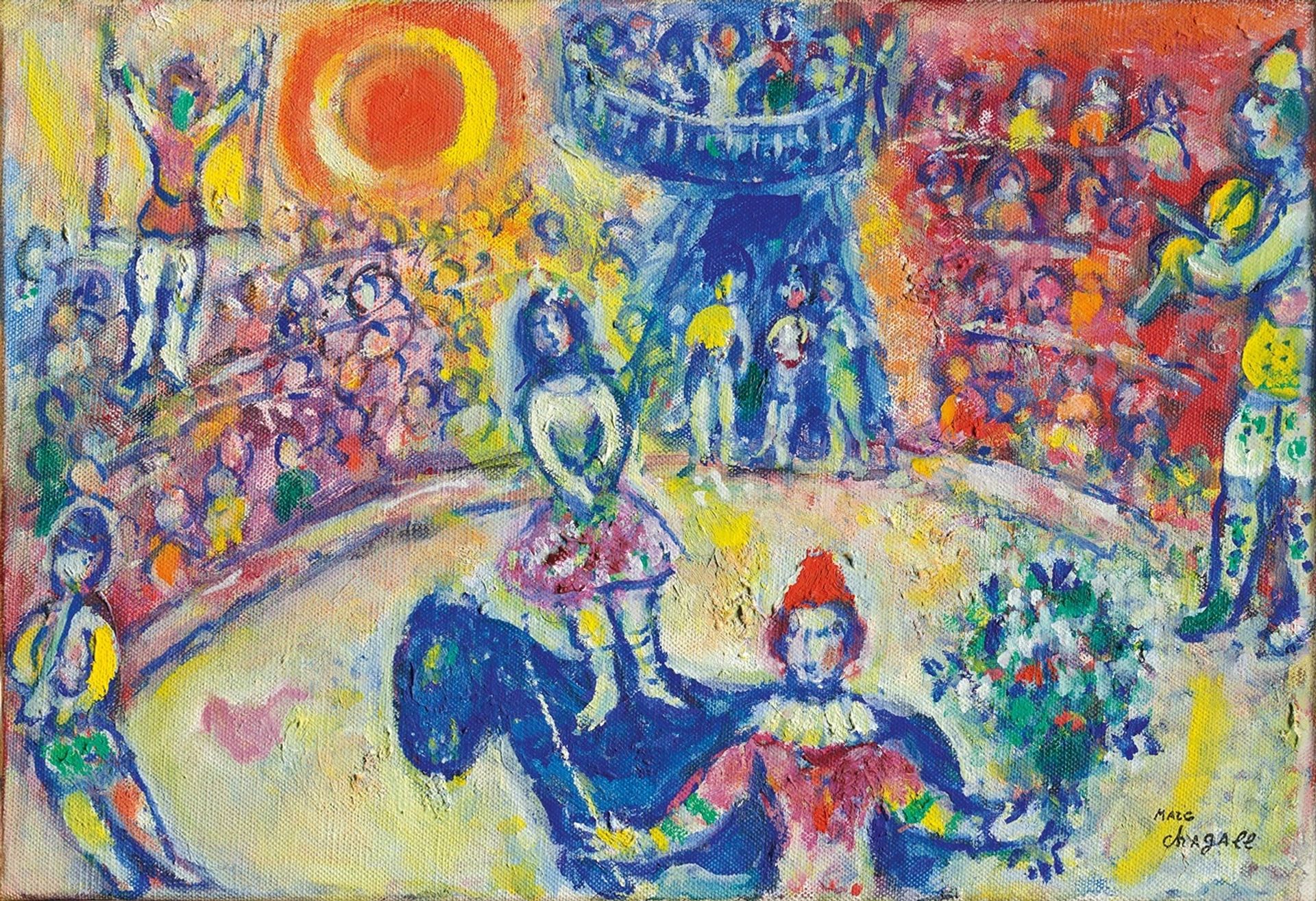 Au cirque by Marc Chagall
