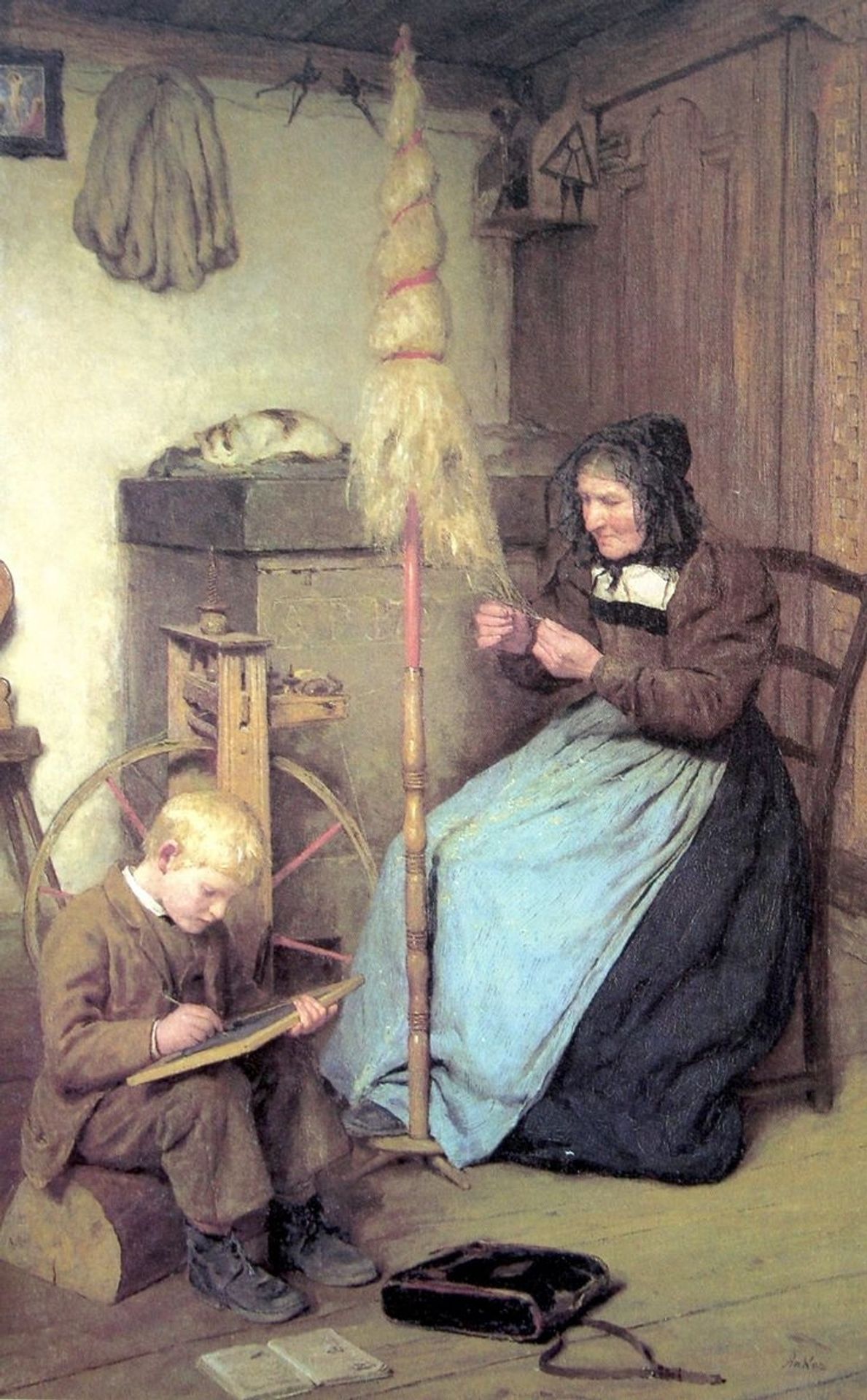 Common Work by Albrecht Anker