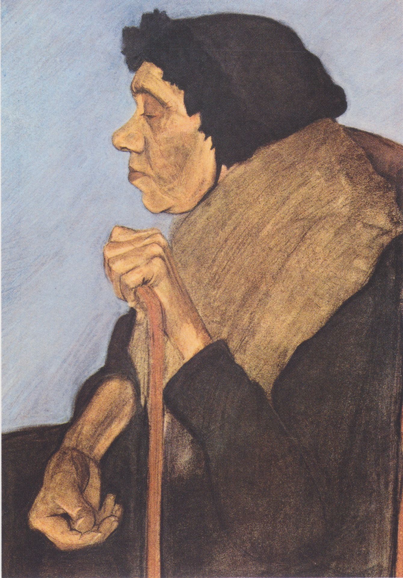 Old blind woman by Paula Modersohn-Becker