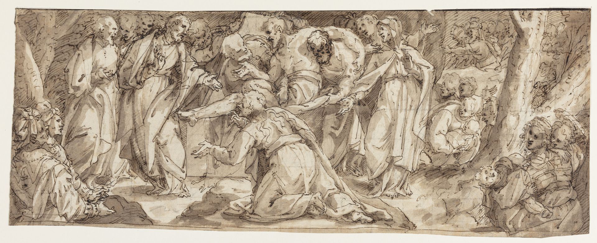 Lazarus' opvækkelse by Giovanni Battista della Rovere