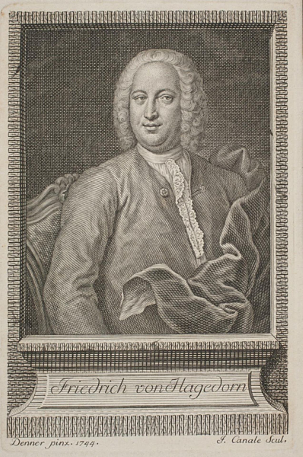 Friedrich von Hagedorn by Giuseppe Canale