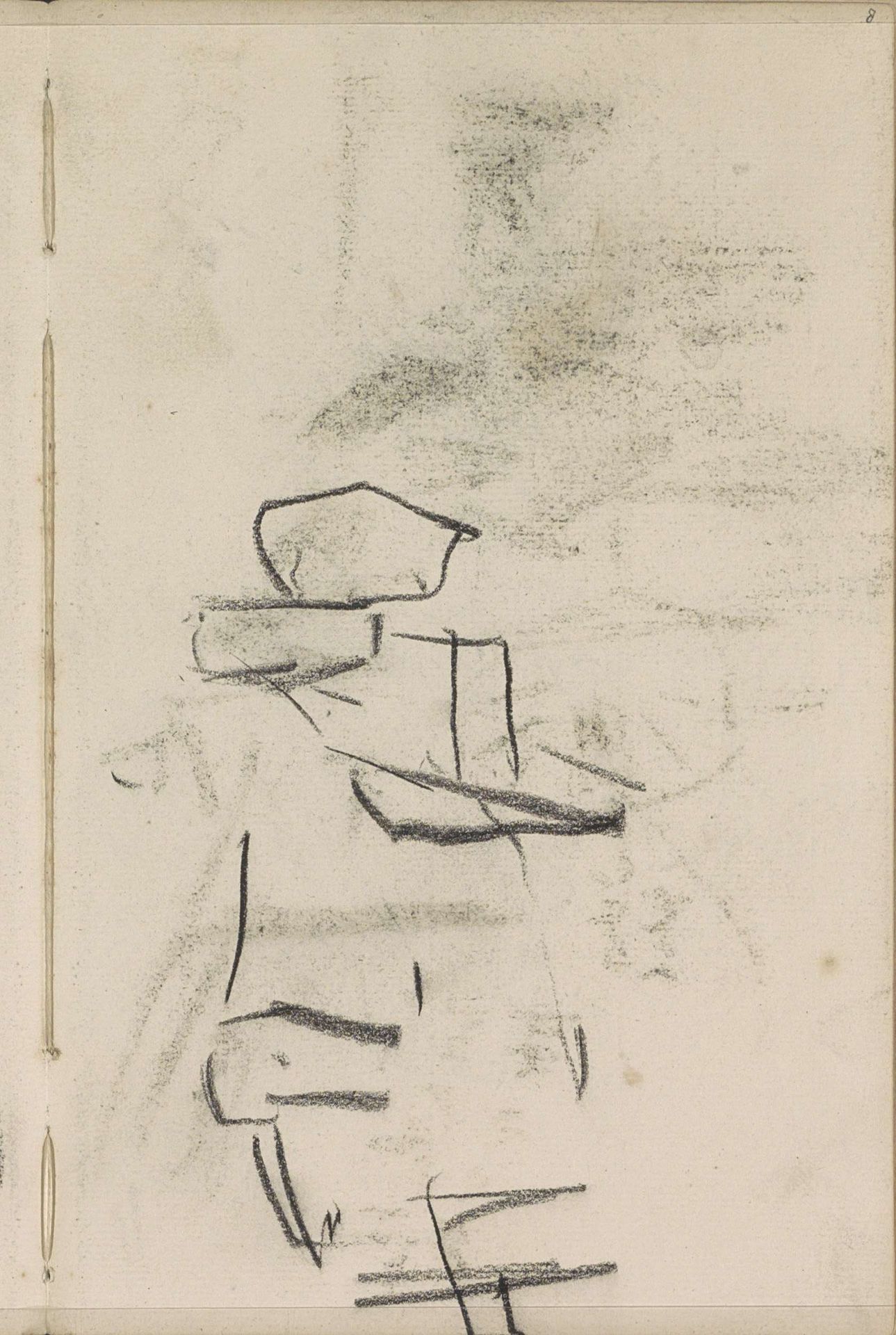 Een of twee aangespannen paarden by George Hendrik Breitner