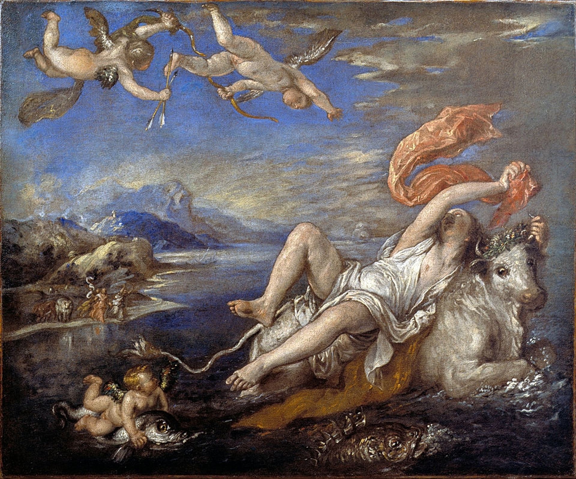 Abduction of Europa by Titian
