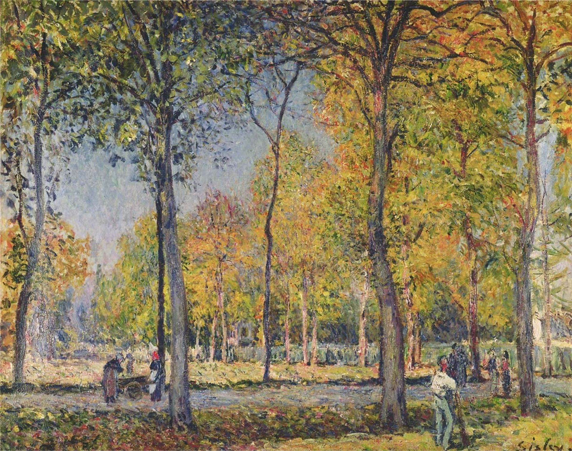 The Forest at Boulogne - Alfred Sisley | Artera | AskArtera