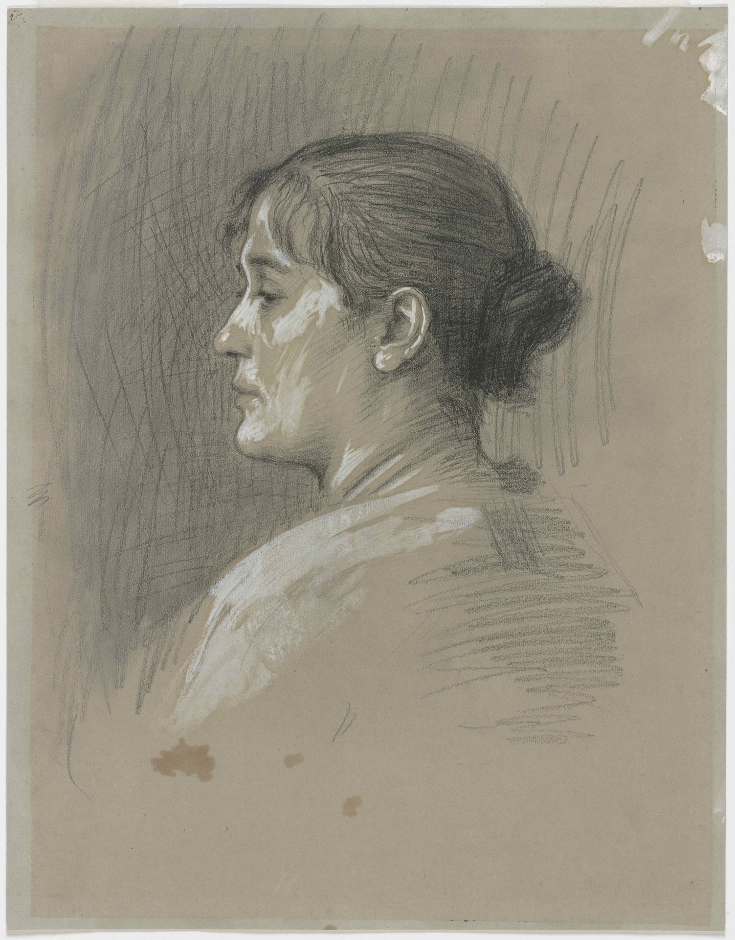 Portrait of Klara Bruckmann by Hans von Marées
