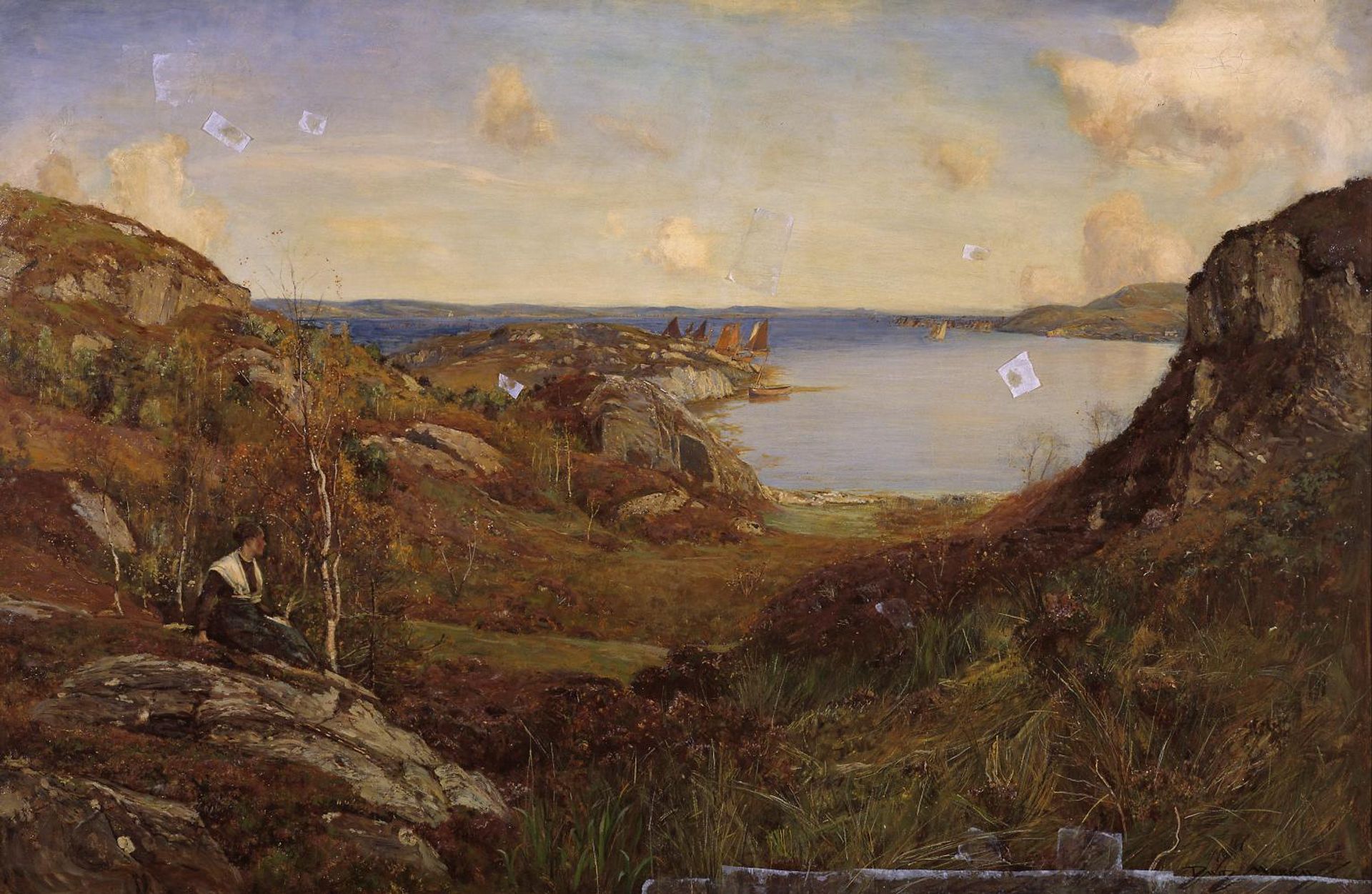 My Love has Gone a-Sailing by  Sir David Murray